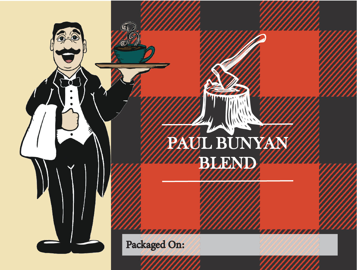 Paul Bunyan Blend Coffee – Big Bold Fresh French Roasted Coffee | Butler Beans Coffee Butler Beans Coffee Ground 8 ounces