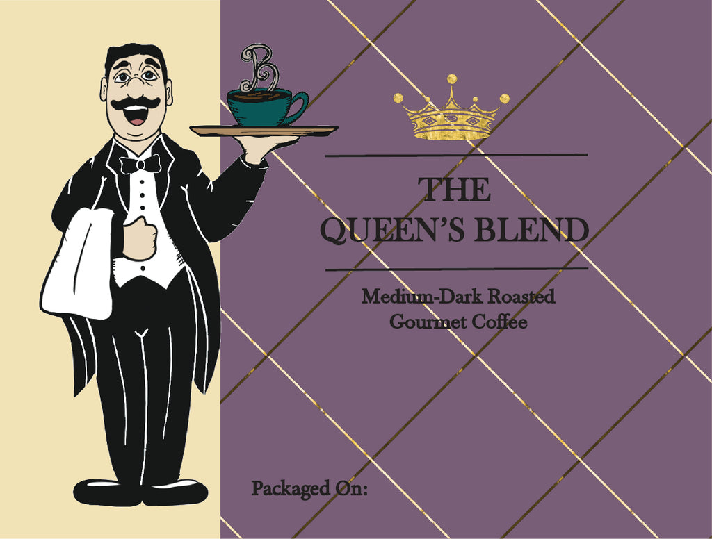 The Queen’s Blend Coffee – Premium Smooth Gourmet Blend | Butler Beans Coffee Butler Beans Coffee Ground 8 ounces