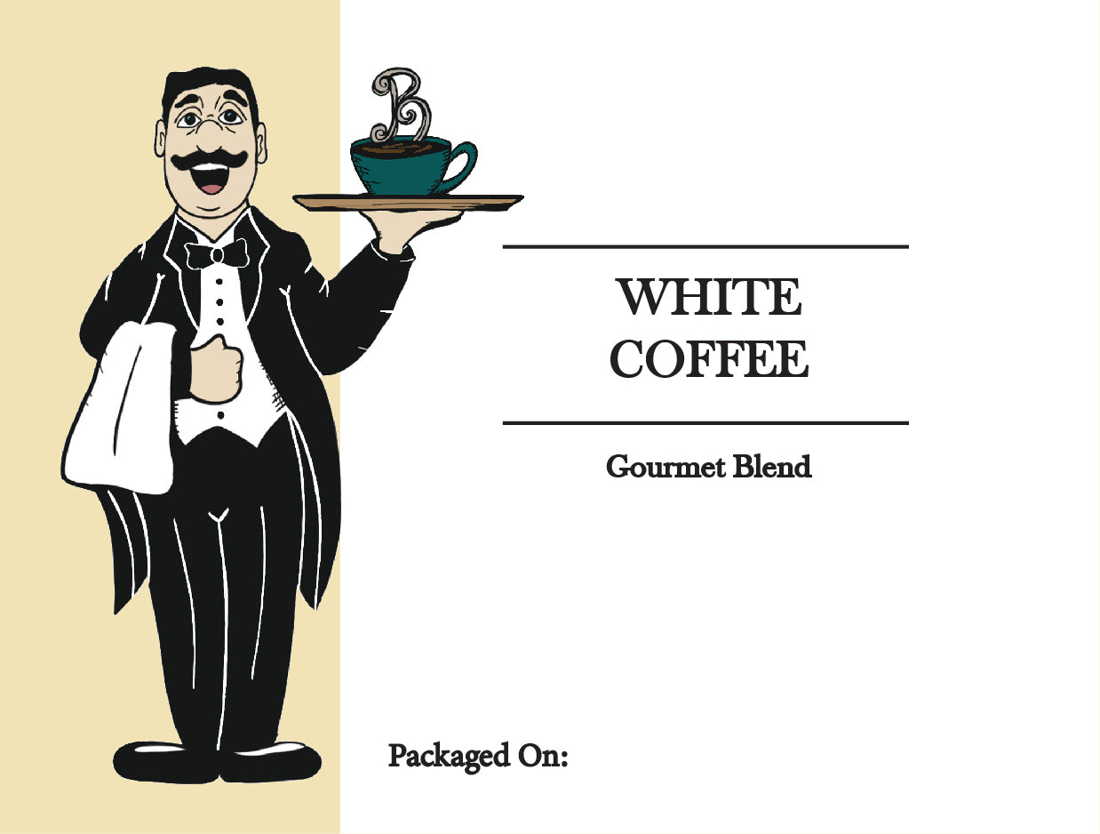 White Coffee – Smooth Extremely Light Roast with Nutty Flavor | Butler Beans Coffee Butler Beans Coffee 8 ounces