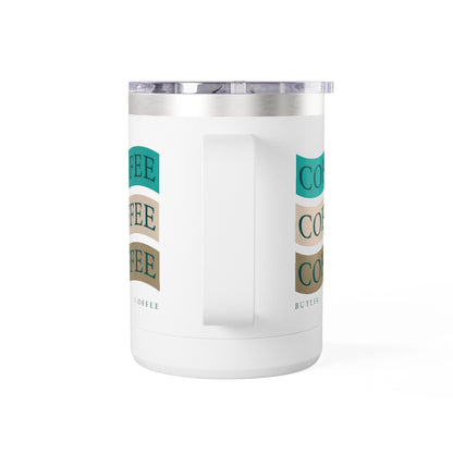 Stylish 15oz Coffee Mug Tumbler – Perfect for Coffee Lovers, Travel Mug, Birthday Gift, Home Office Decor, Unique Beverage Container