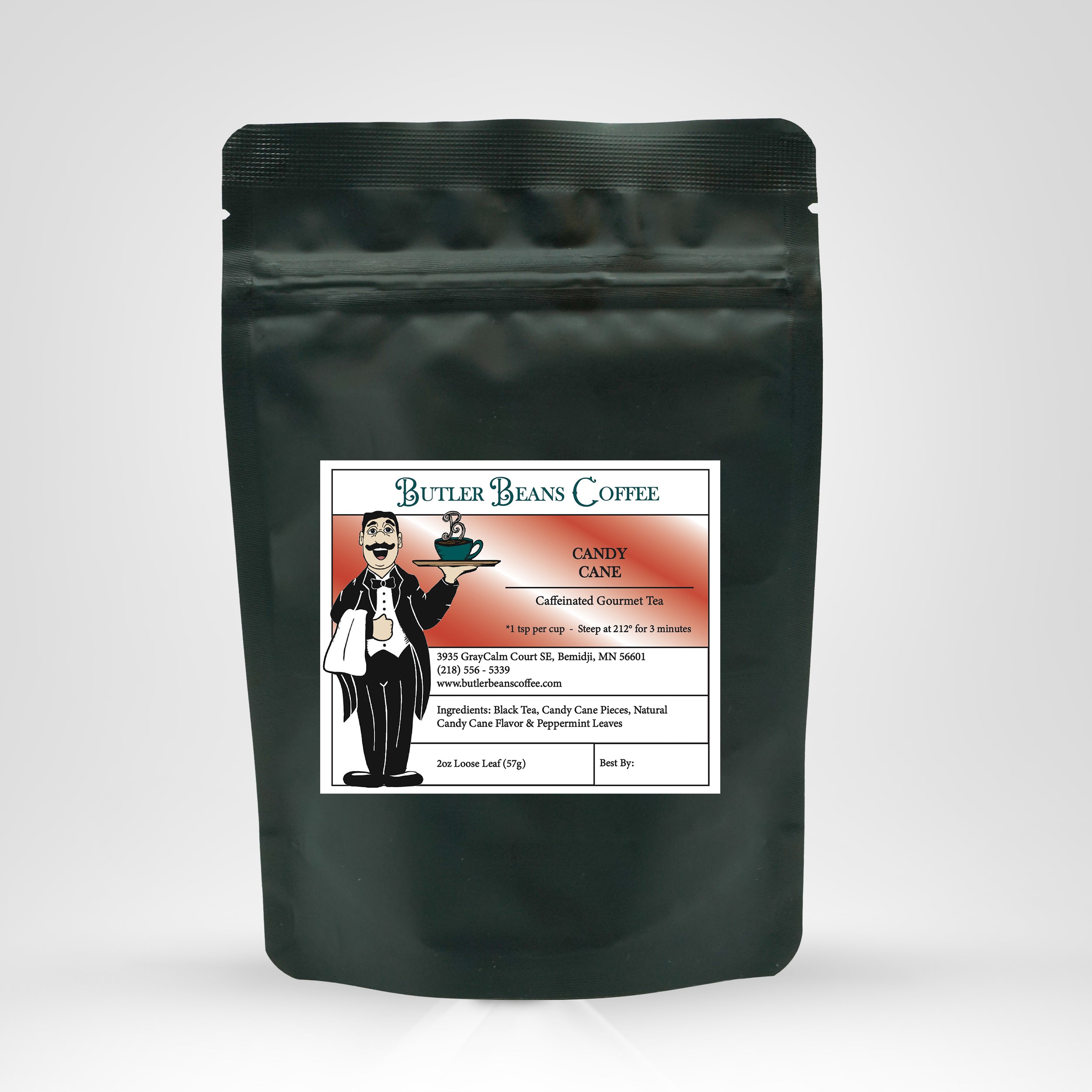 Candy Cane Tea Butler Beans Coffee