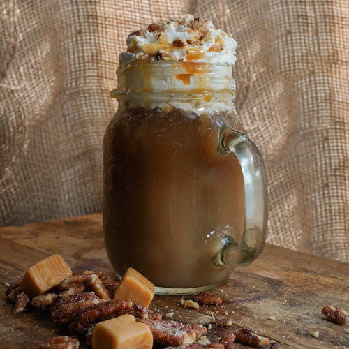 SALE - Caramel Pecan Flavored Coffee – Sweet, Nutty, Fresh Roasted | Butler Beans Coffee Butler Beans Coffee