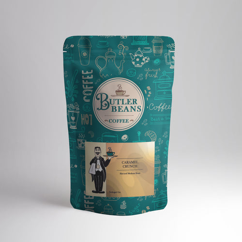 Caramel Crunch Flavored Coffee – Sweet, Buttery, Fresh Roasted | Butler Beans Coffee Butler Beans Coffee