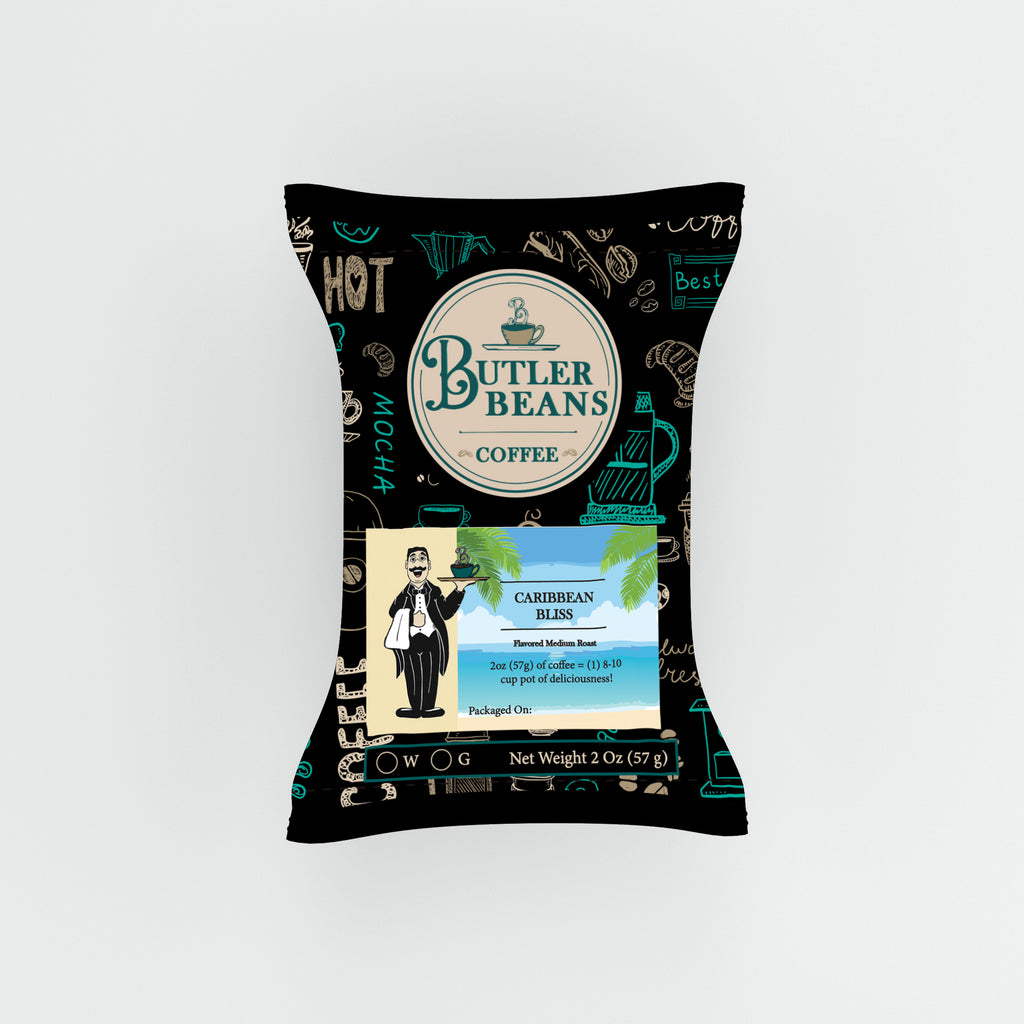Caribbean Bliss Flavored Coffee – Caramel, Vanilla & Kahlúa | Butler Beans Coffee Butler Beans Coffee