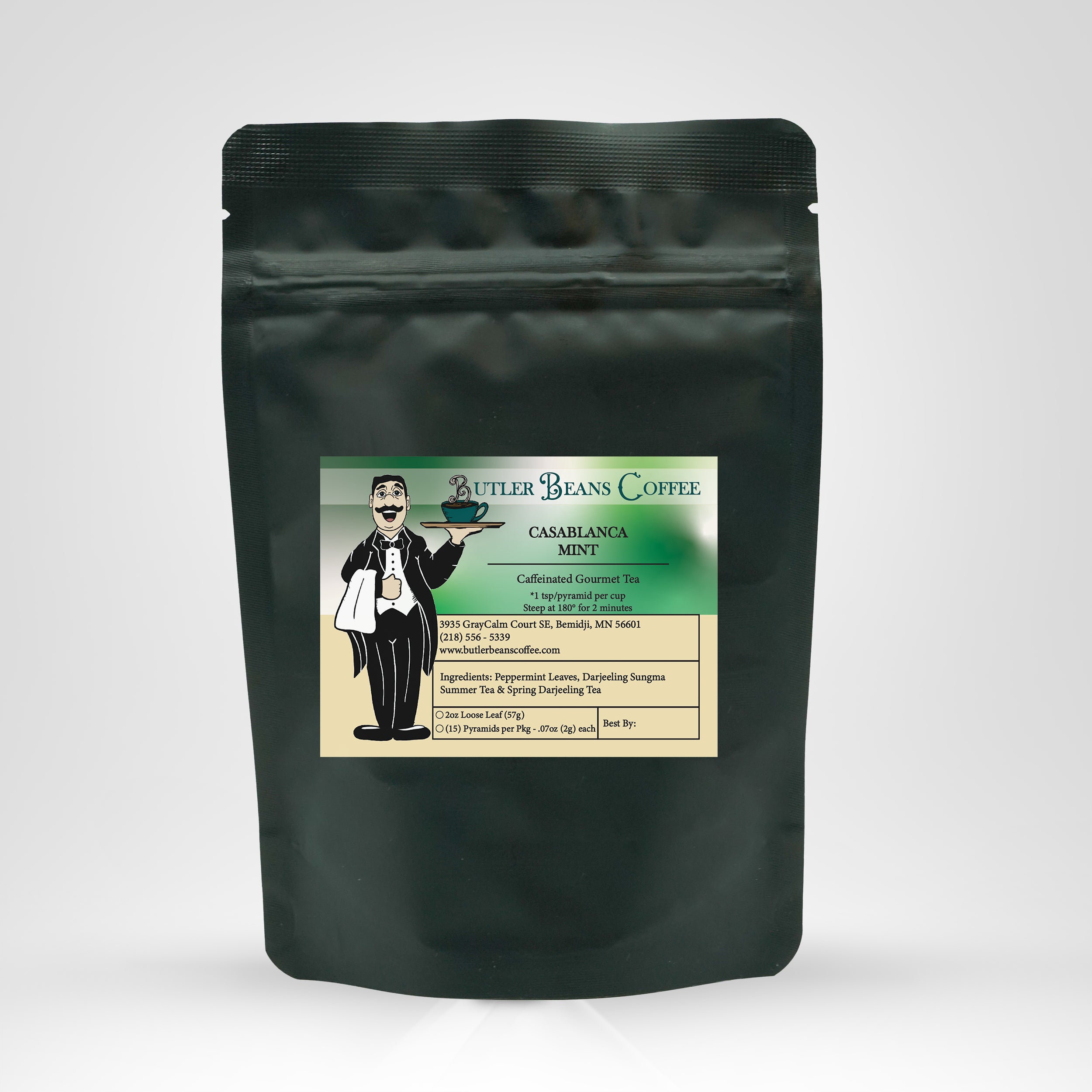 Casablanca Mint Tea Tea & Infusions Butler Beans Coffee