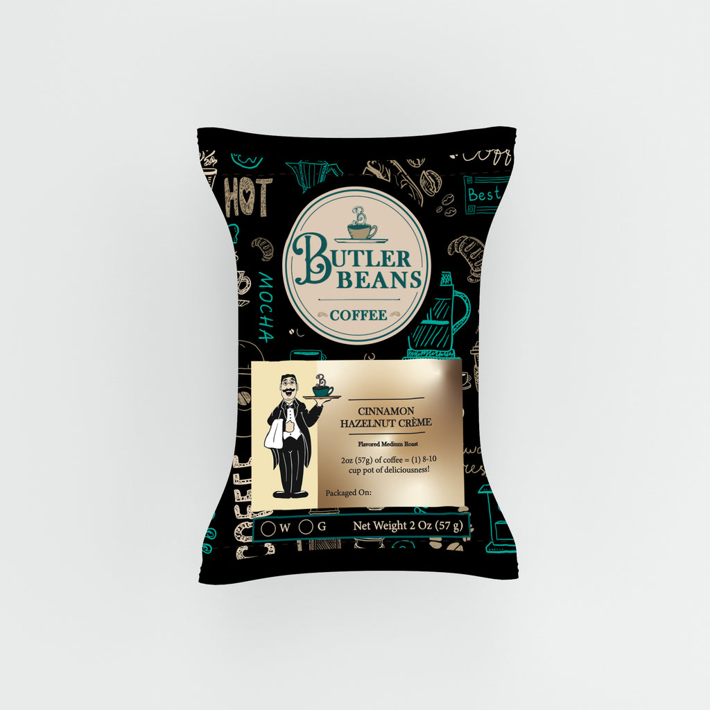 Cinnamon Hazelnut Crème Flavored Coffee – Warm, Nutty & Fresh Roasted | Butler Beans Coffee Butler Beans Coffee