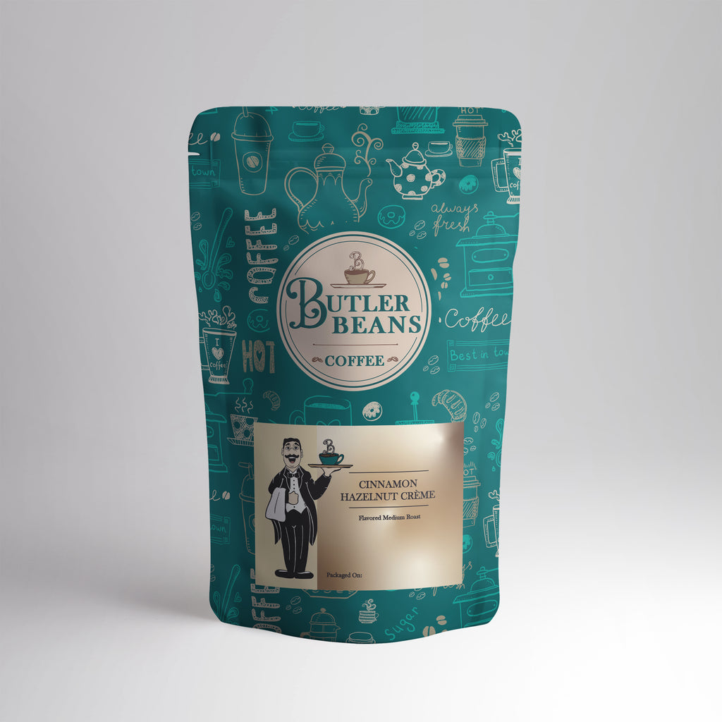 Cinnamon Hazelnut Crème Flavored Coffee – Warm, Nutty & Fresh Roasted | Butler Beans Coffee Butler Beans Coffee