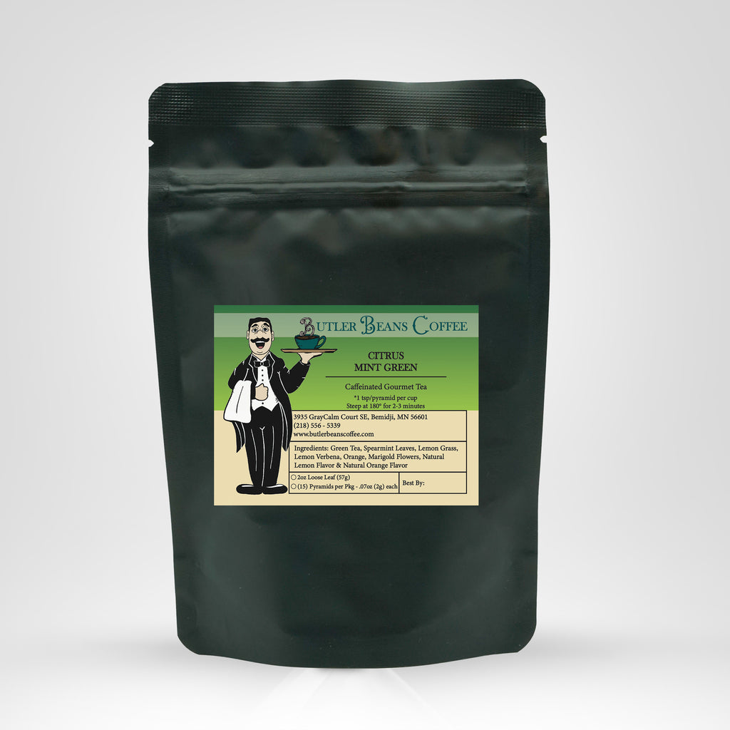 Citrus Mint Green Tea Tea & Infusions Butler Beans Coffee