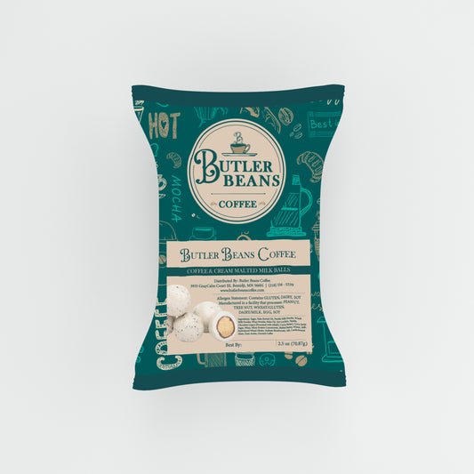 Coffee & Cream Flavored Malted Milk Balls
