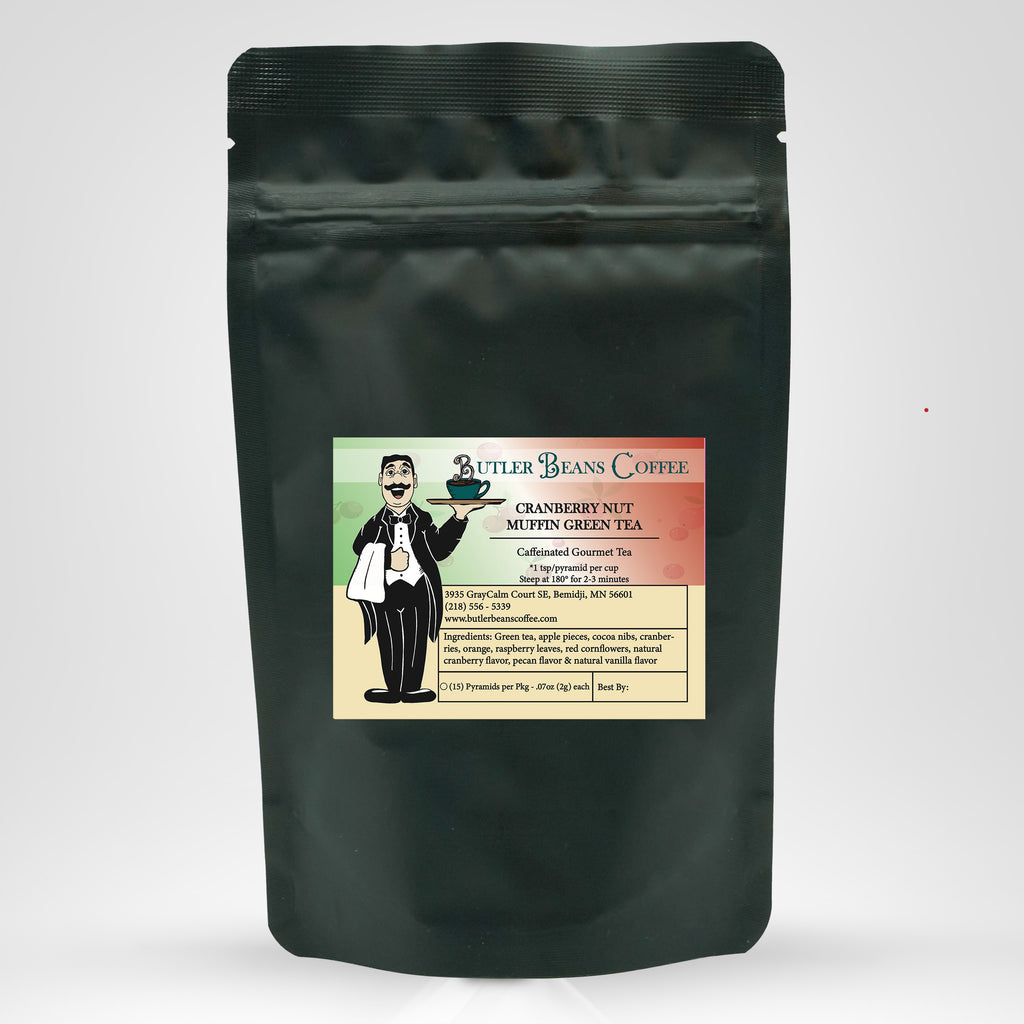 Cranberry Nut Green Tea – Festive & Nutty Green Tea Blend | Butler Beans Tea & Infusions Butler Beans Coffee