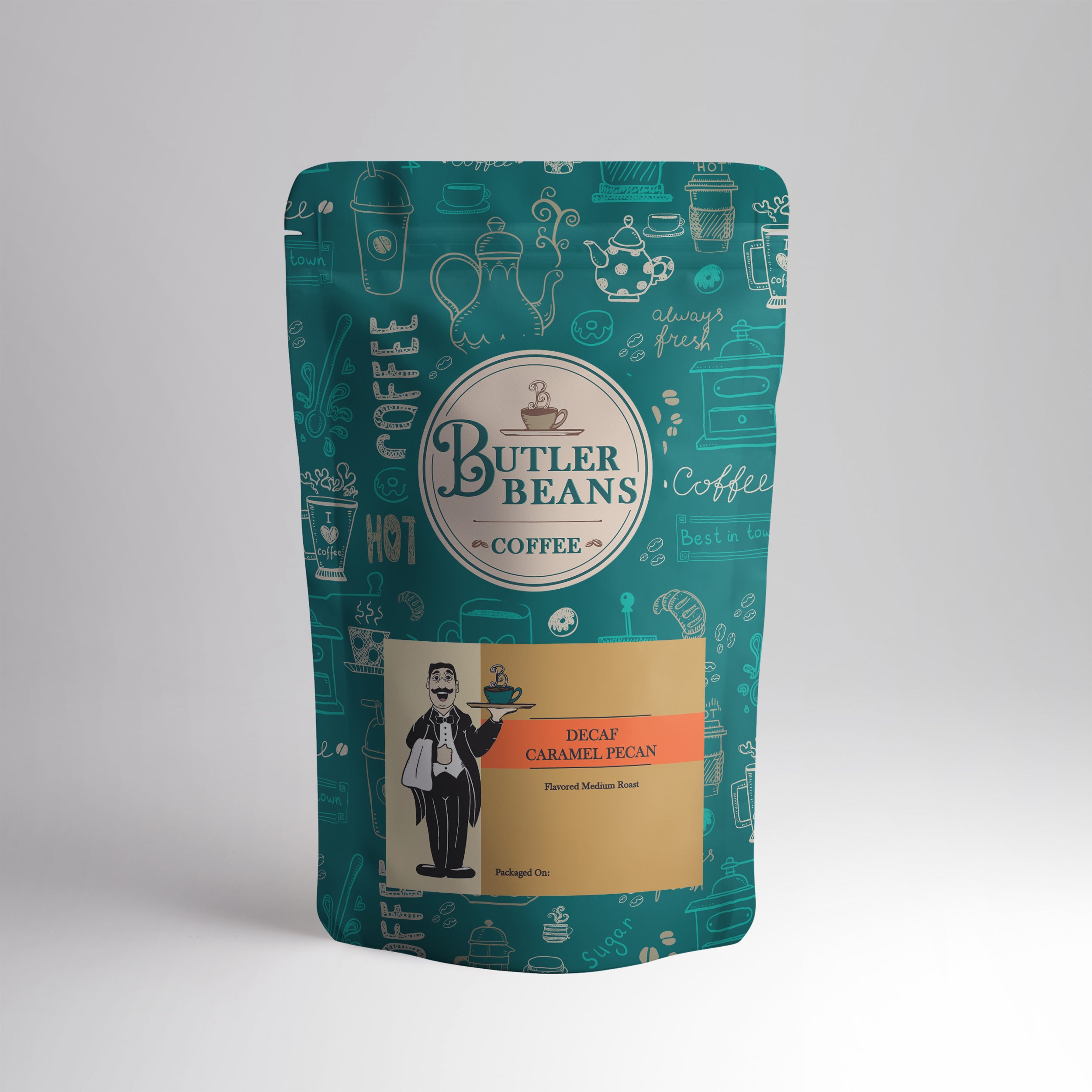 Caramel Pecan Flavored Coffee – Sweet, Nutty, Fresh Roasted | Butler Beans Coffee Butler Beans Coffee
