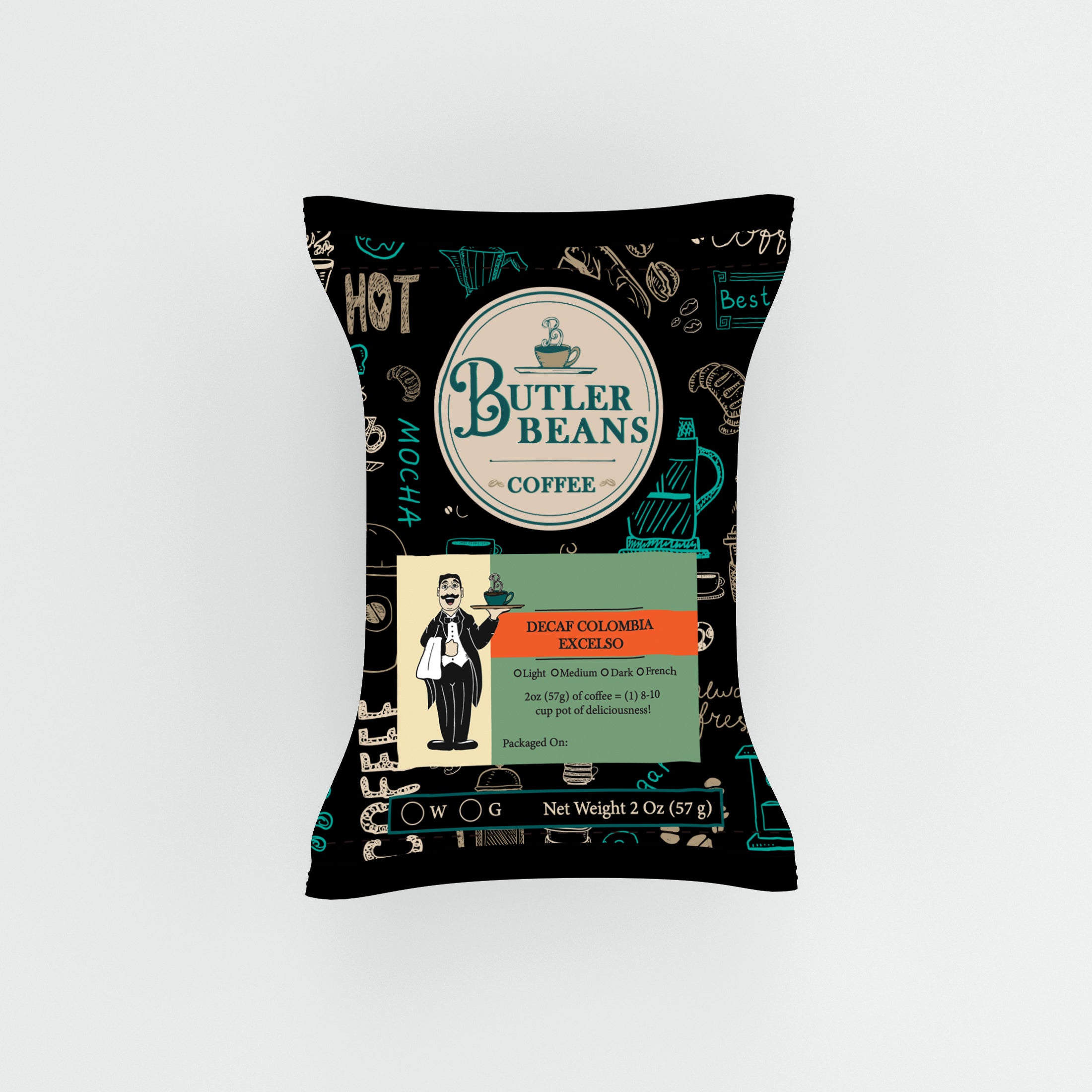 Colombia Excelso Decaffeinated Coffee – Smooth, Swiss Water Process | Butler Beans Coffee Butler Beans Coffee