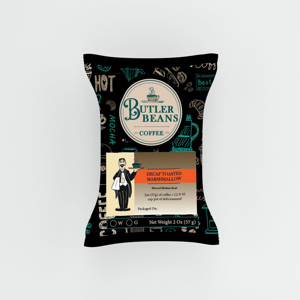 Toasted Marshmallow Flavored Coffee – Sweet Campfire Dessert Blend | Butler Beans Coffee Butler Beans Coffee