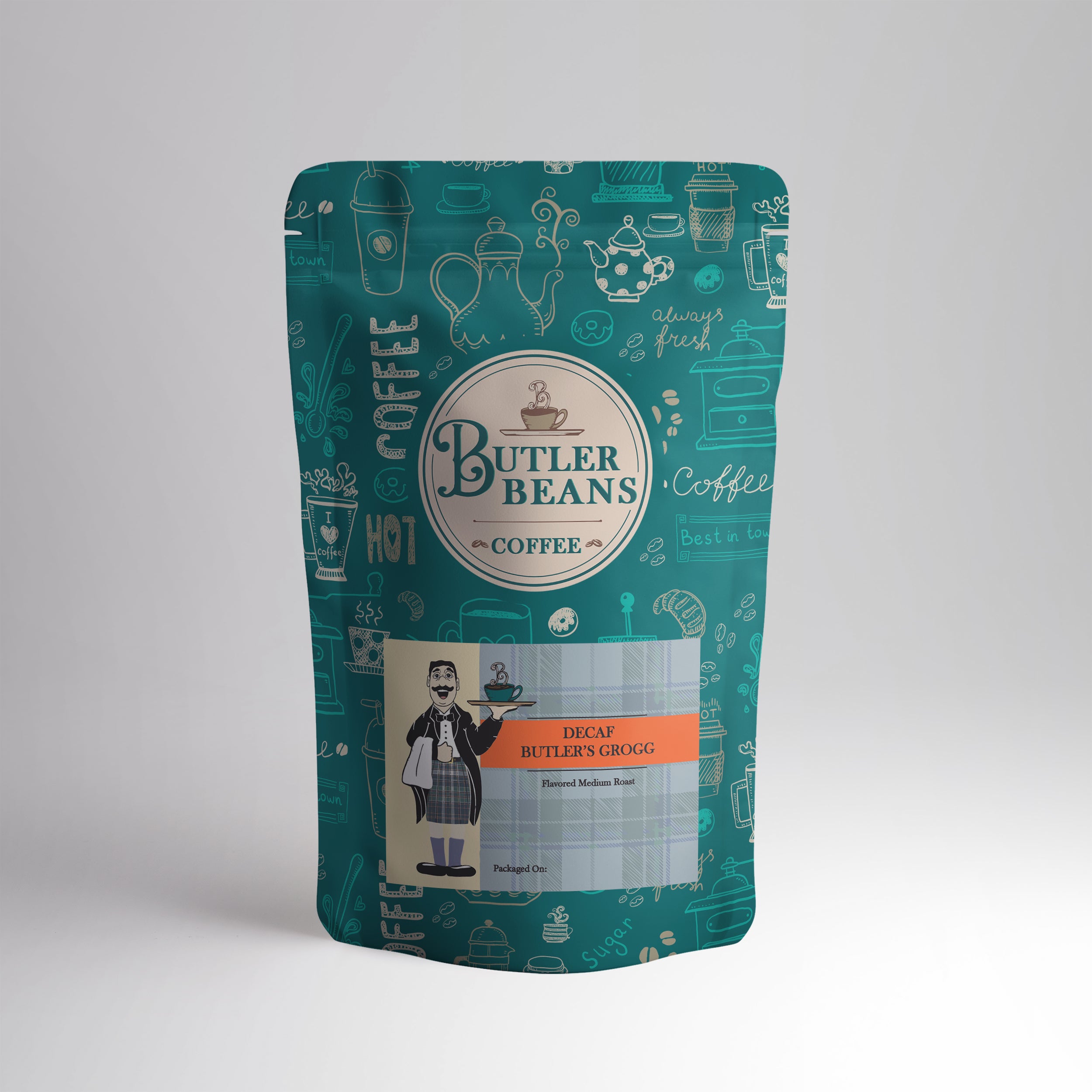 Butler's Grogg Flavored Coffee – Warm Pecan, Cinnamon & Brandy Notes | Butler Beans Coffee Butler Beans Coffee