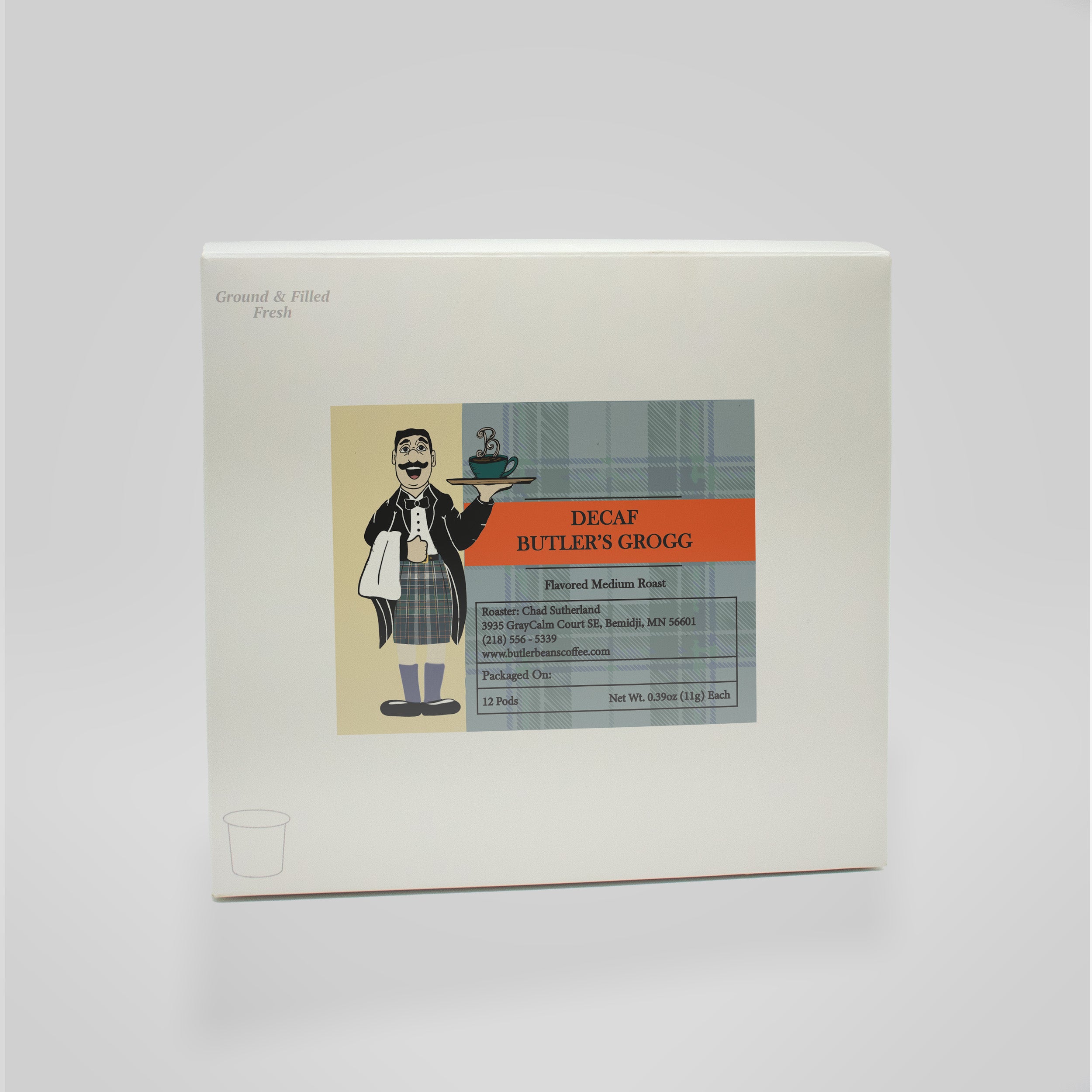 Butler's Grogg Flavored Coffee – Warm Pecan, Cinnamon & Brandy Notes | Butler Beans Coffee Butler Beans Coffee