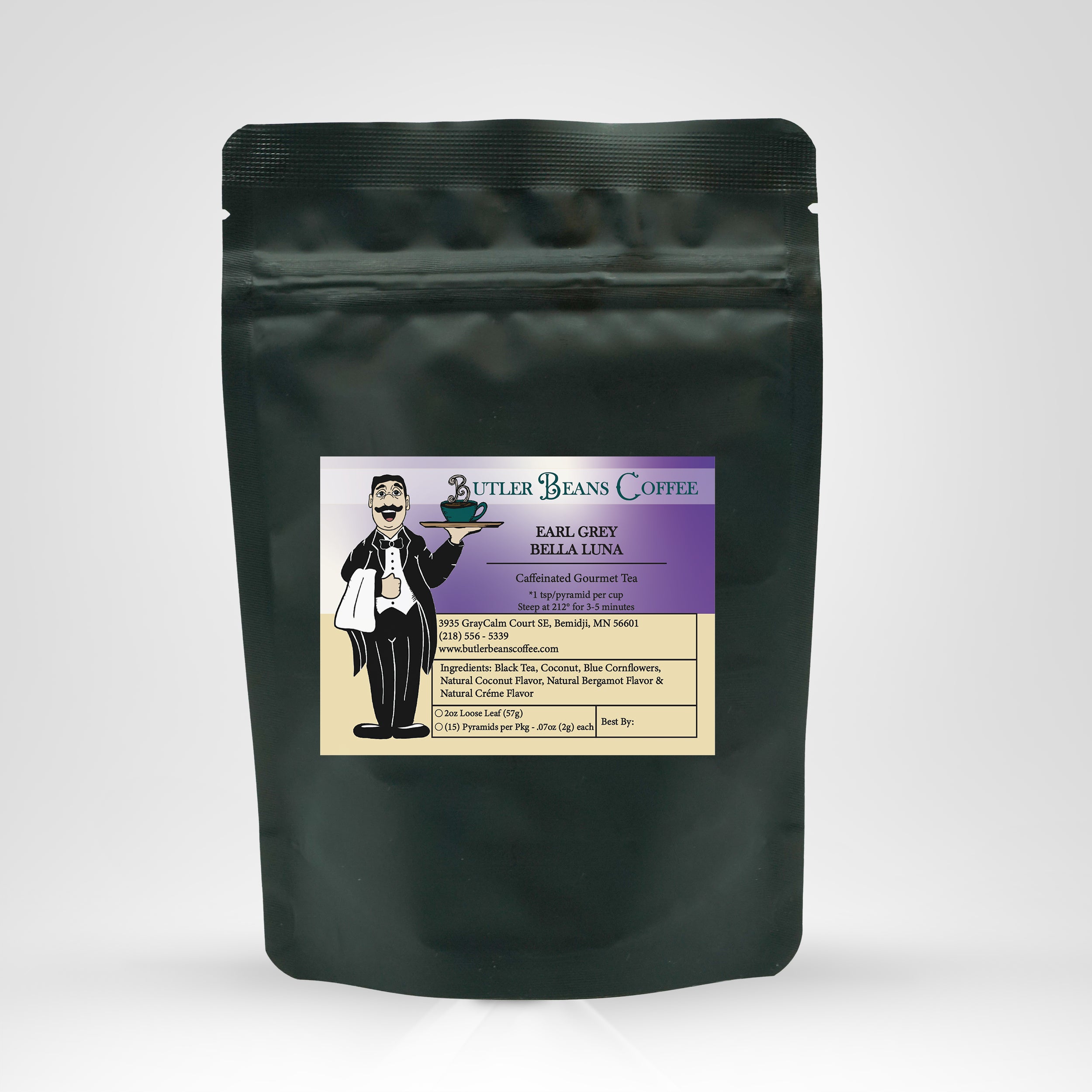 Earl Grey Bella Luna Tea Tea & Infusions Butler Beans Coffee