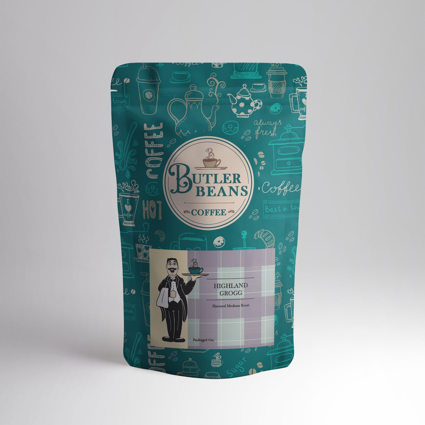 Highland Grogg Flavored Coffee – Butterscotch, Vanilla & Bourbon Aroma | Butler Beans