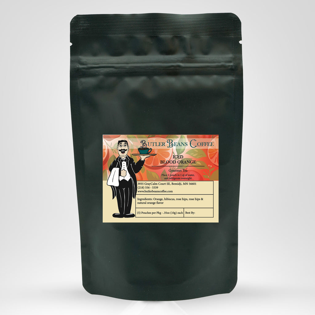 Iced Blood Orange Tea Tea & Infusions Butler Beans Coffee