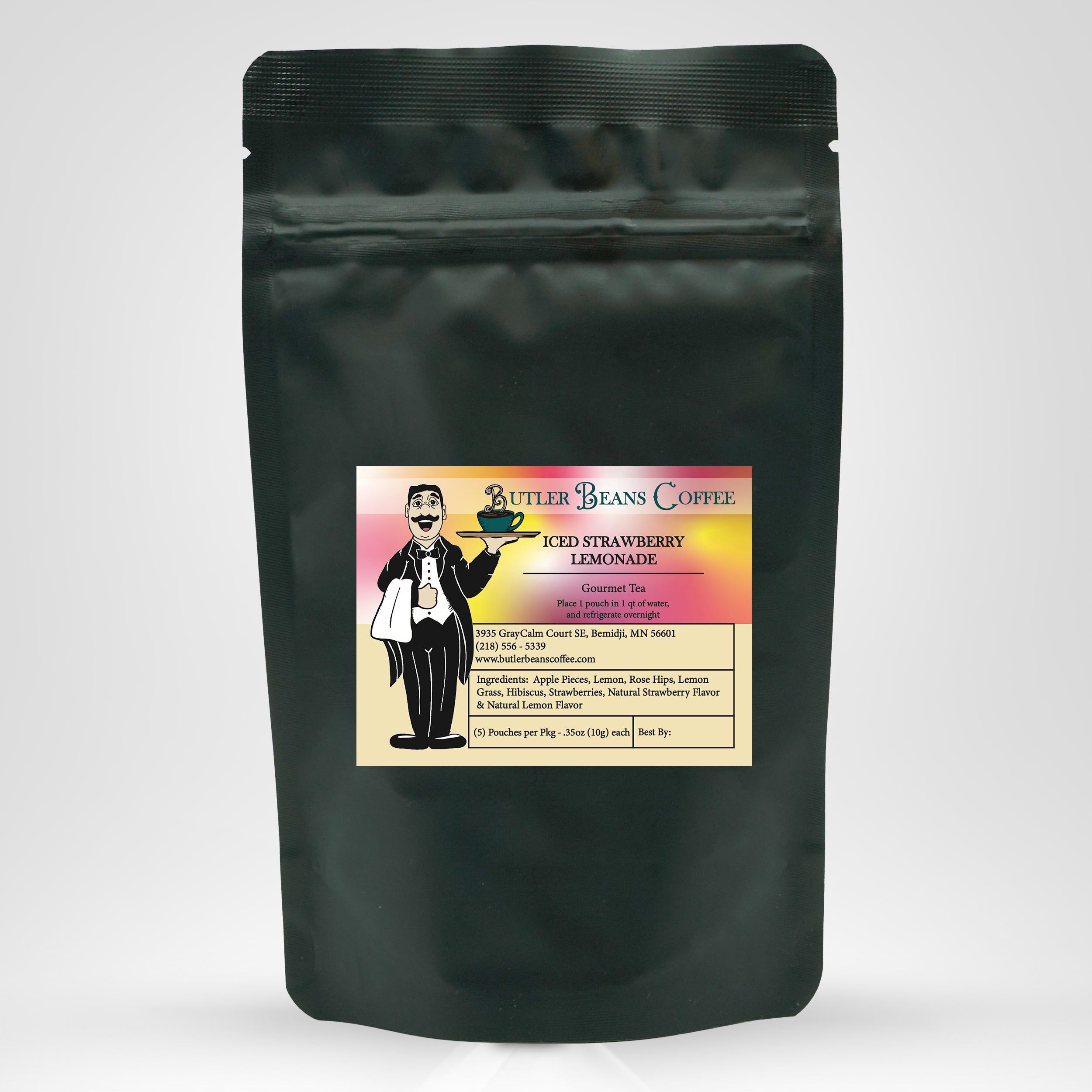 Iced Strawberry Lemonade Tea Tea & Infusions Butler Beans Coffee