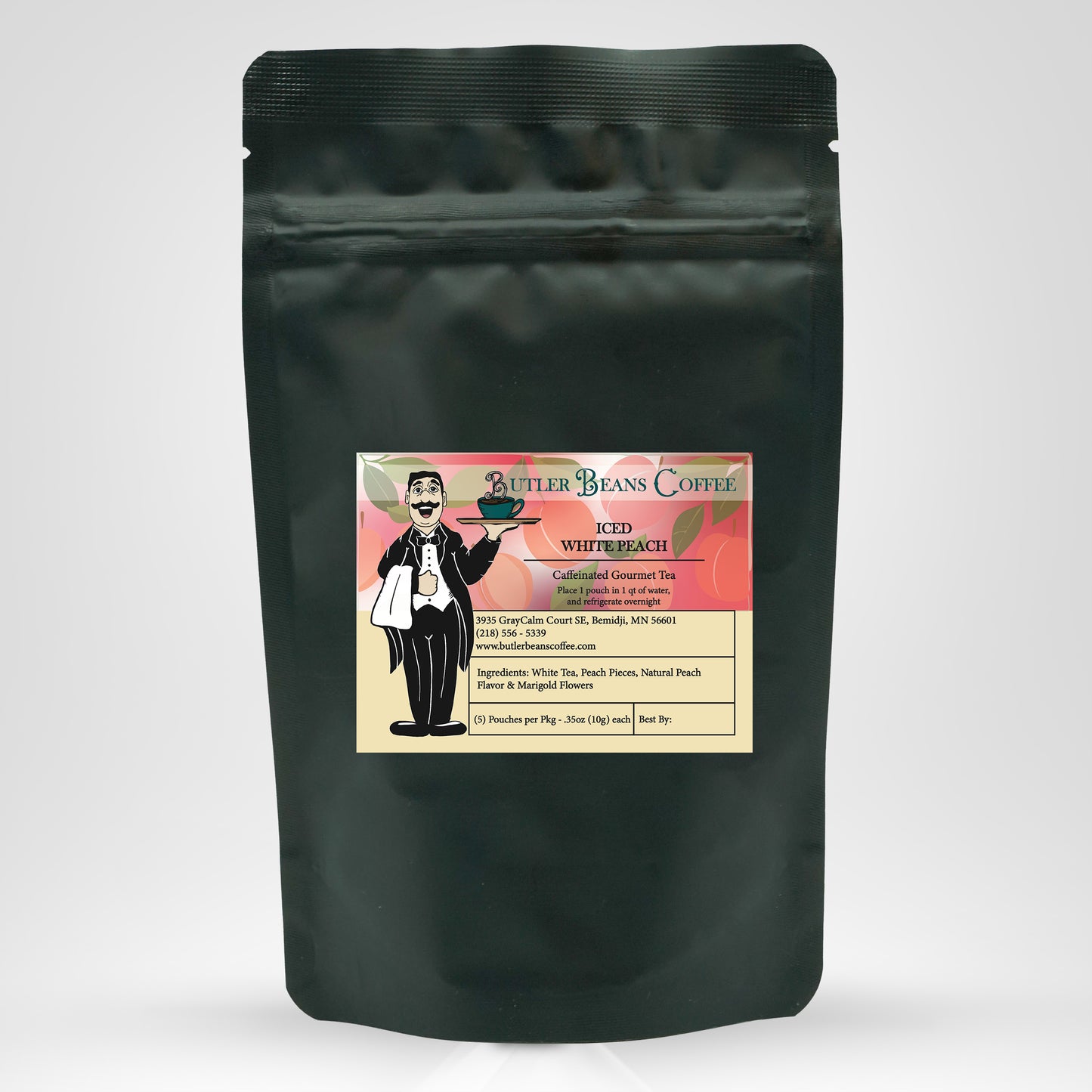 Iced White Peach Tea