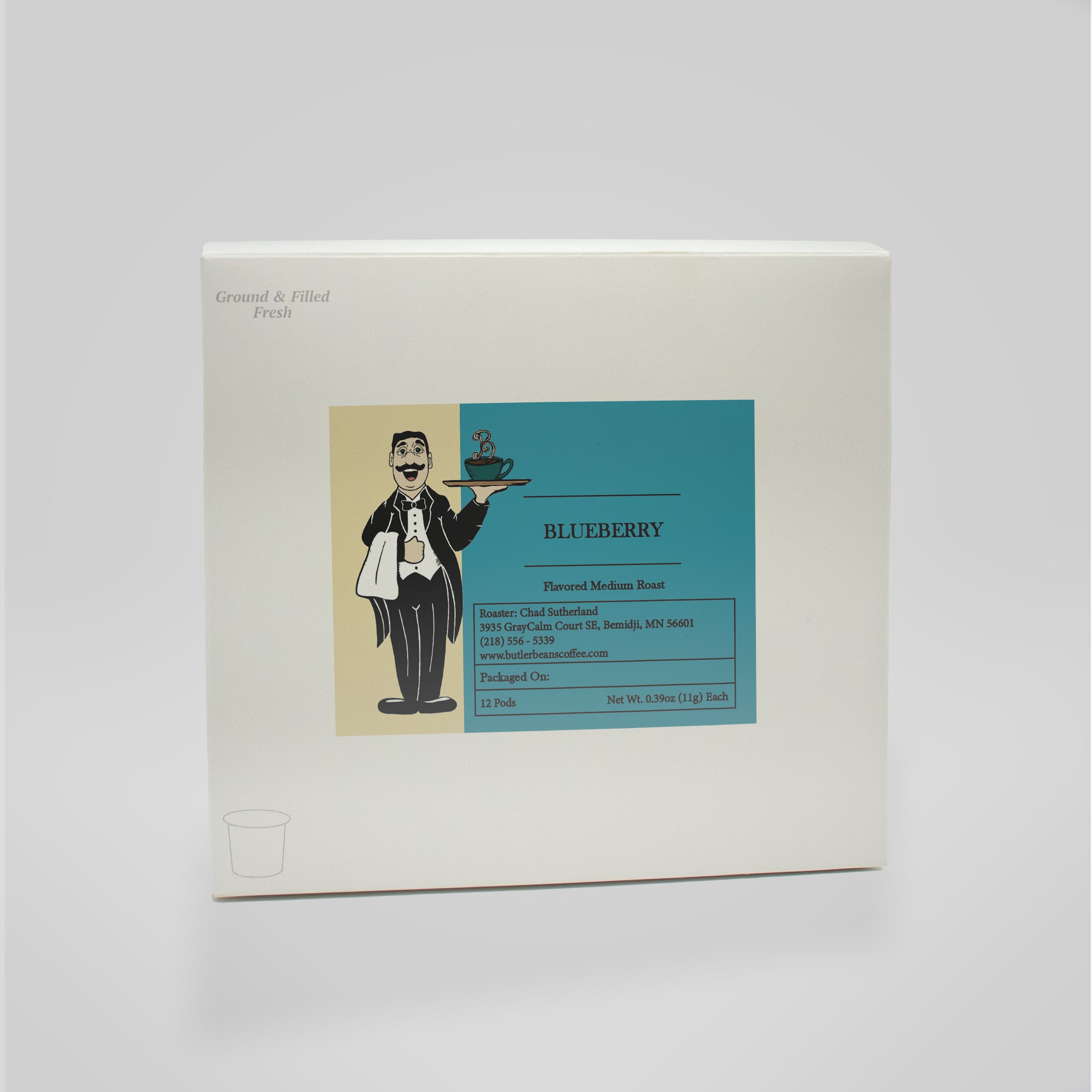 Mix & Match Coffee Butler Beans Coffee Blueberry - Flavored Coffee