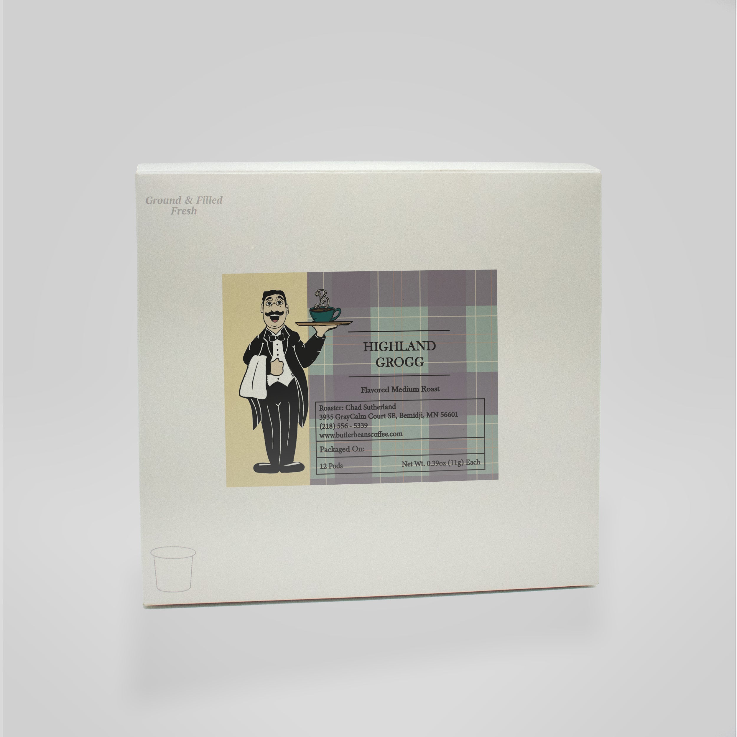 Mix & Match Coffee Butler Beans Coffee Highland Grogg - Flavored Coffee