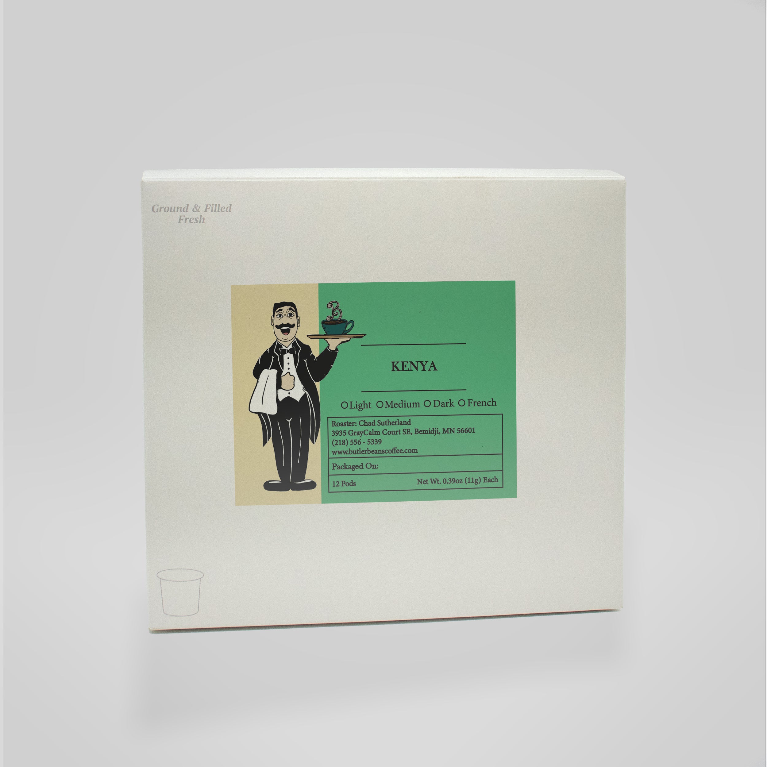 Mix & Match Coffee Butler Beans Coffee Kenya Single Origin Coffee - Medium Roast