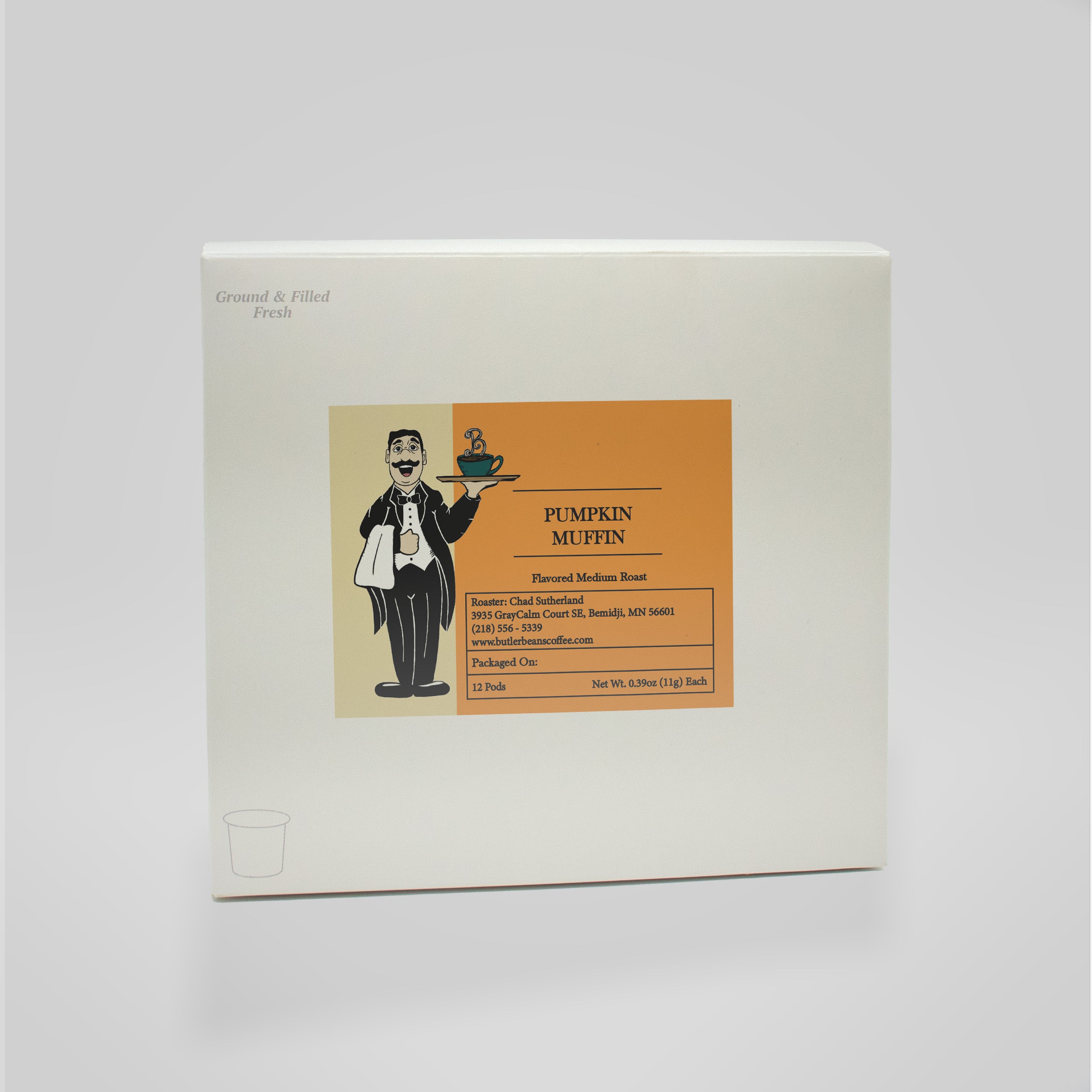 Pumpkin Muffin Flavored Coffee – Warm Spiced Autumn Blend | Butler Beans Coffee Butler Beans Coffee