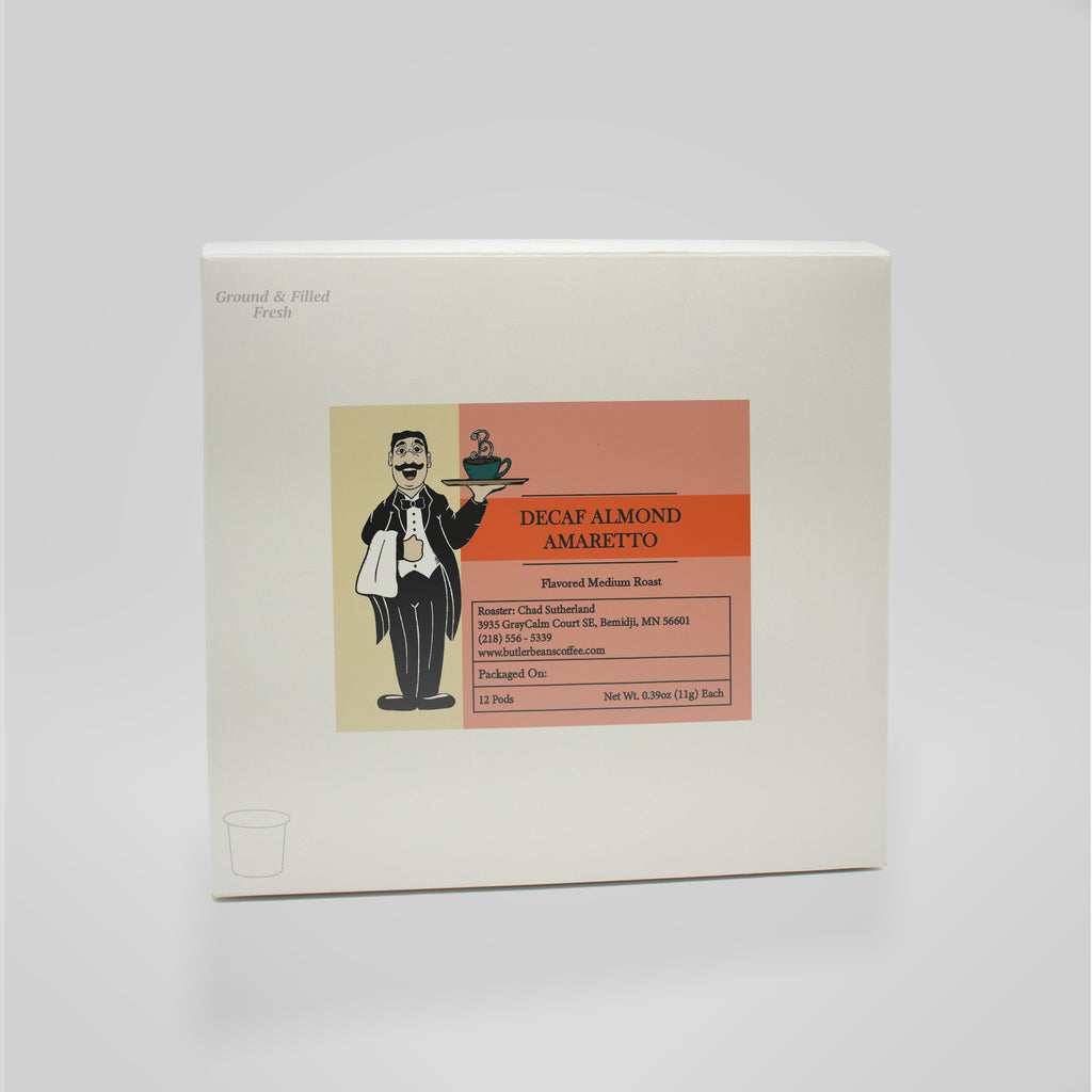 Almond Amaretto Flavored Coffee – Reminiscent of grandma's kitchen at Christmas | Butler Beans Coffee Butler Beans Coffee