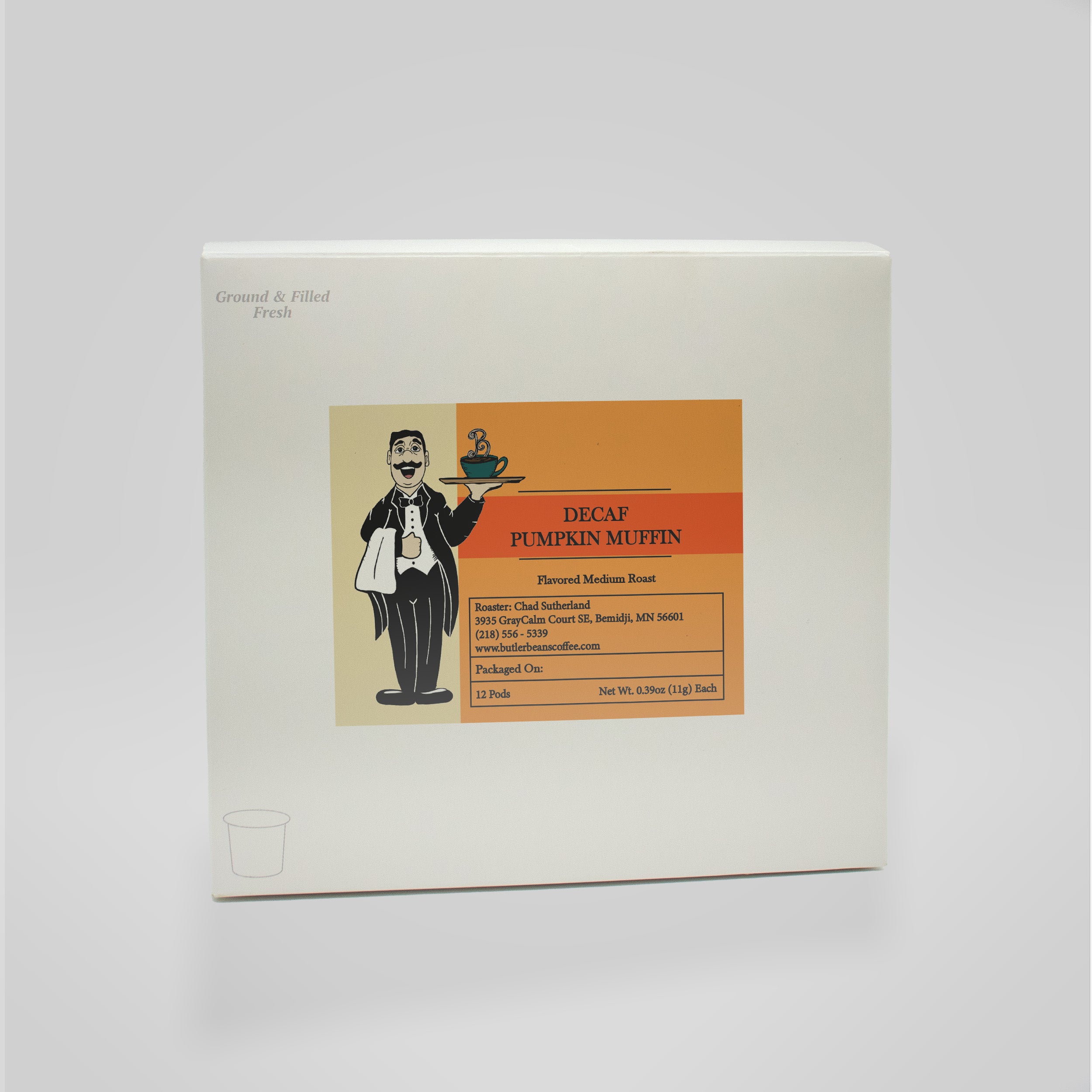 Pumpkin Muffin Flavored Coffee – Warm Spiced Autumn Blend | Butler Beans Coffee Butler Beans Coffee