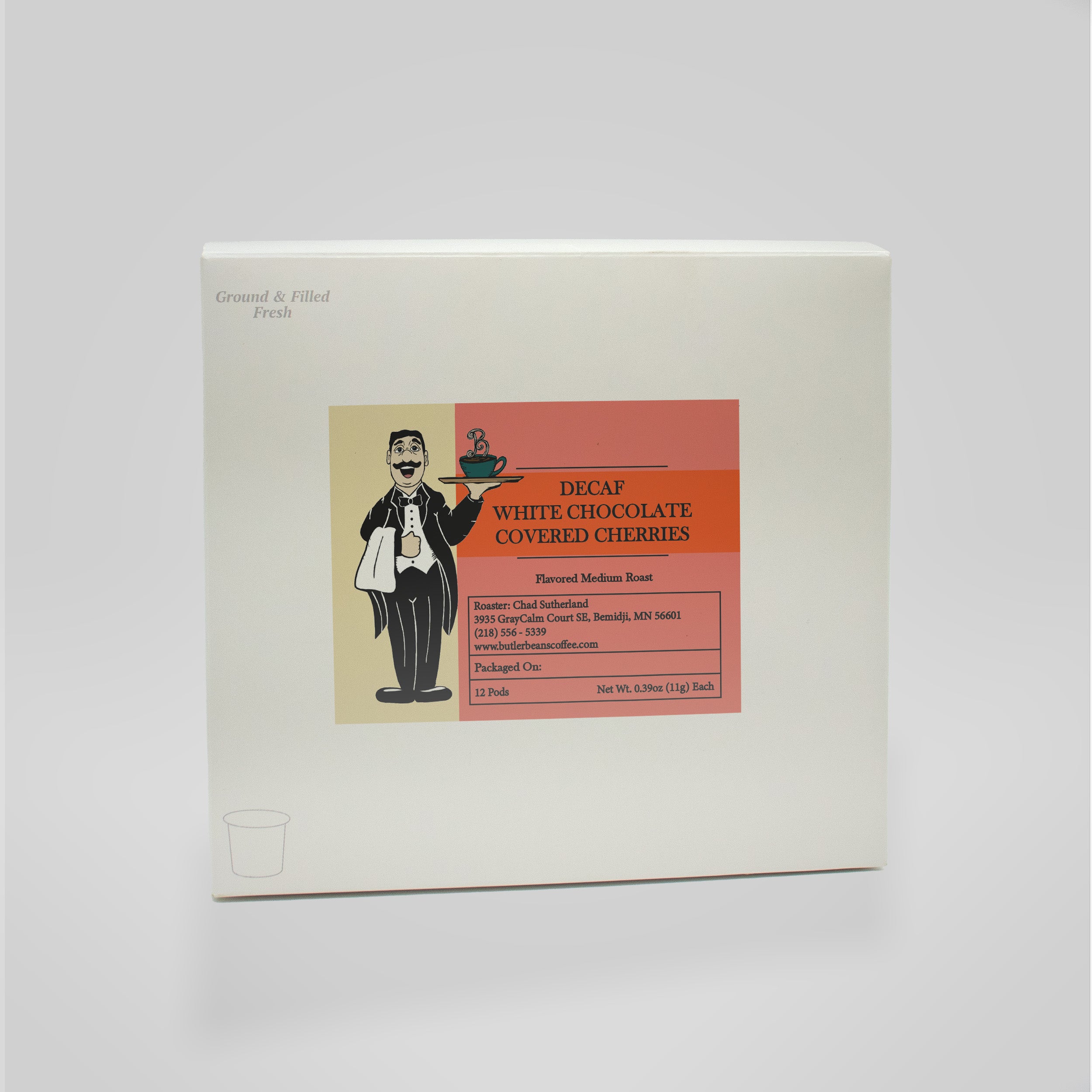 White Chocolate Covered Cherries Coffee – Decadent Cherry & Cream Blend | Butler Beans Coffee Butler Beans Coffee