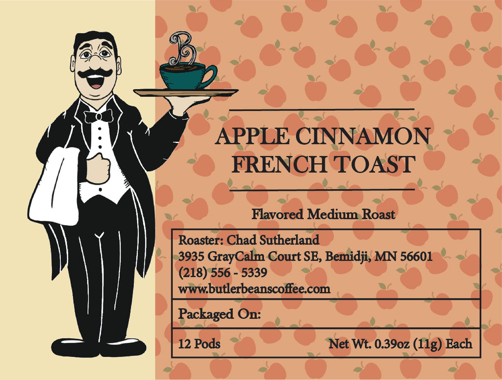 Apple Cinnamon French Toast Flavored Coffee – Fresh Roasted | Butler Beans