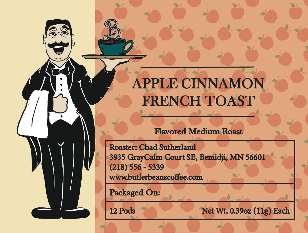 Apple Cinnamon French Toast Flavored Coffee – Fresh Roasted | Butler Beans