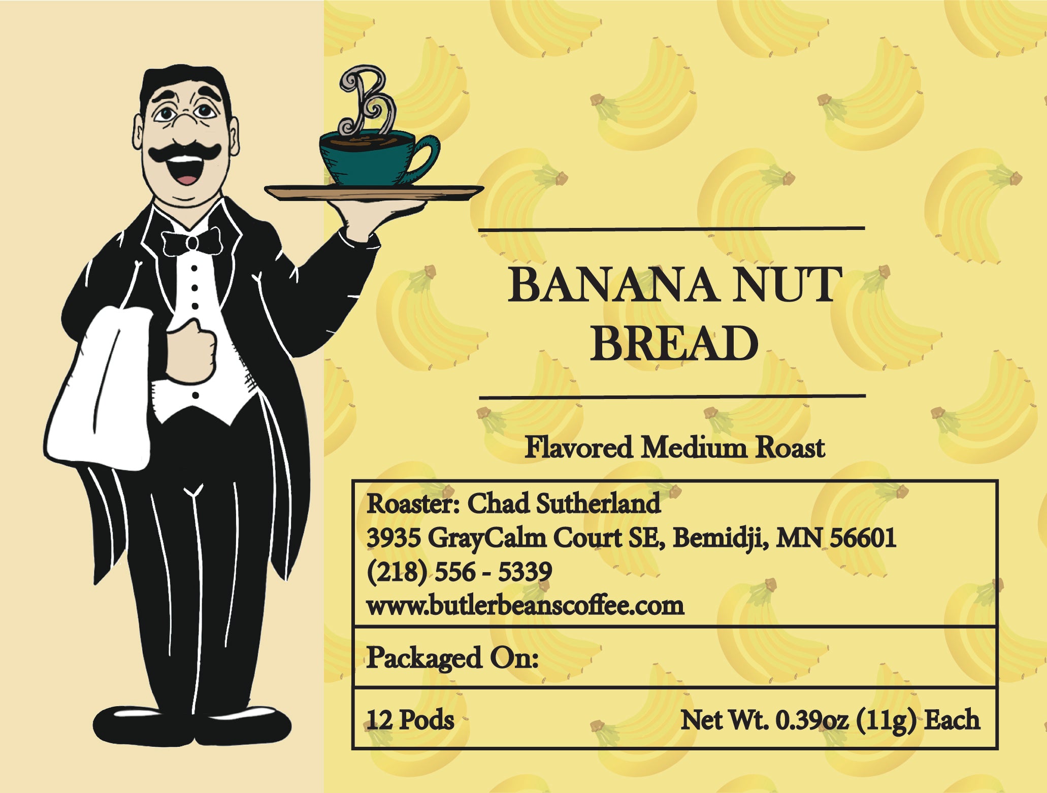 Banana Nut Bread Flavored Coffee – Warm, Sweet & Nutty | Butler Beans