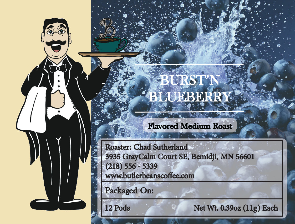 Blueberry Flavored Coffee – Fresh Roasted | Butler Beans