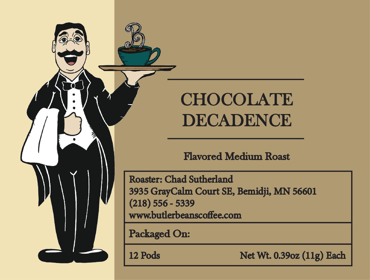 Chocolate Decadence Flavored Coffee – Rich, Fudgy & Fresh Roasted | Butler Beans