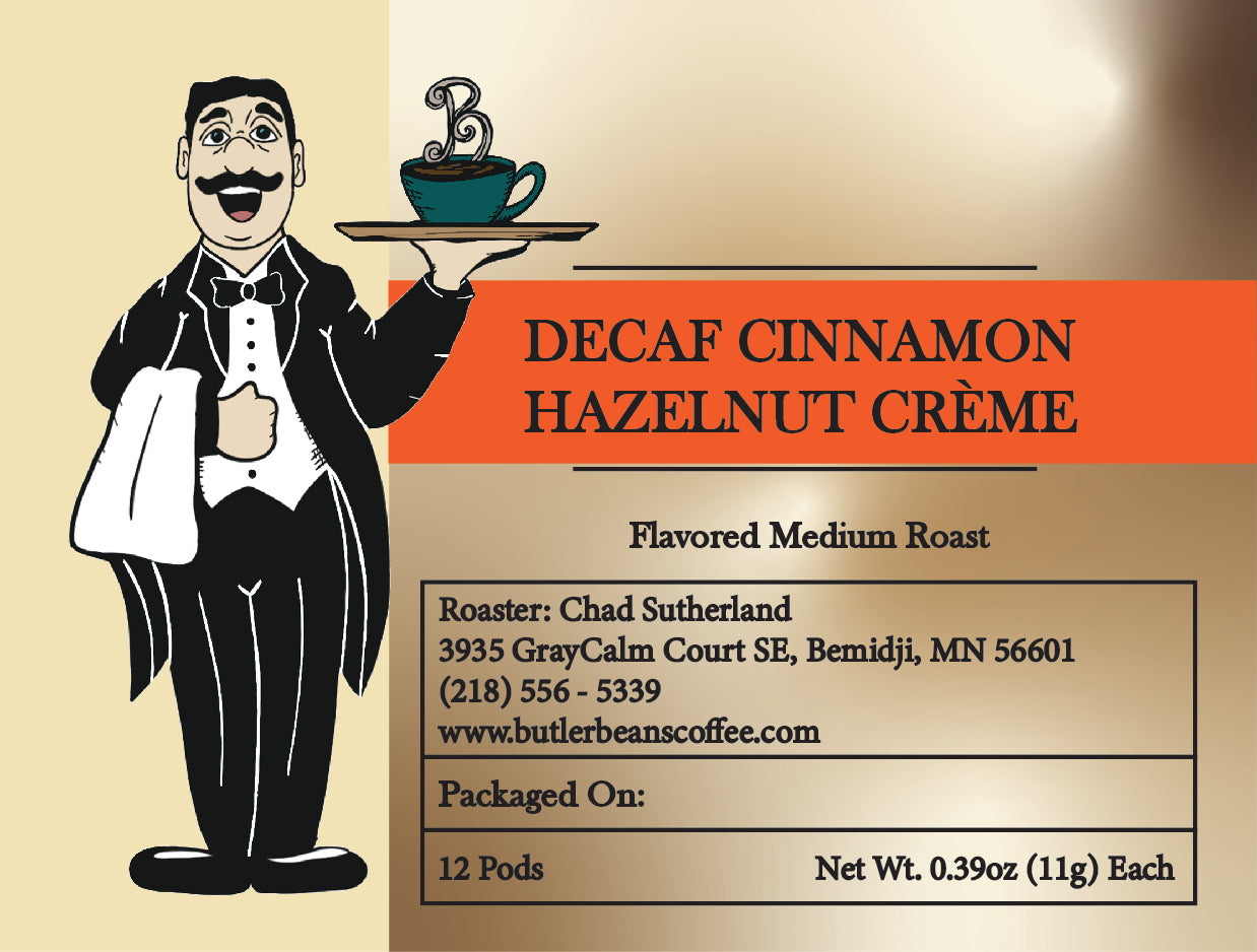 Cinnamon Hazelnut Crème Flavored Coffee – Warm, Nutty & Fresh Roasted | Butler Beans