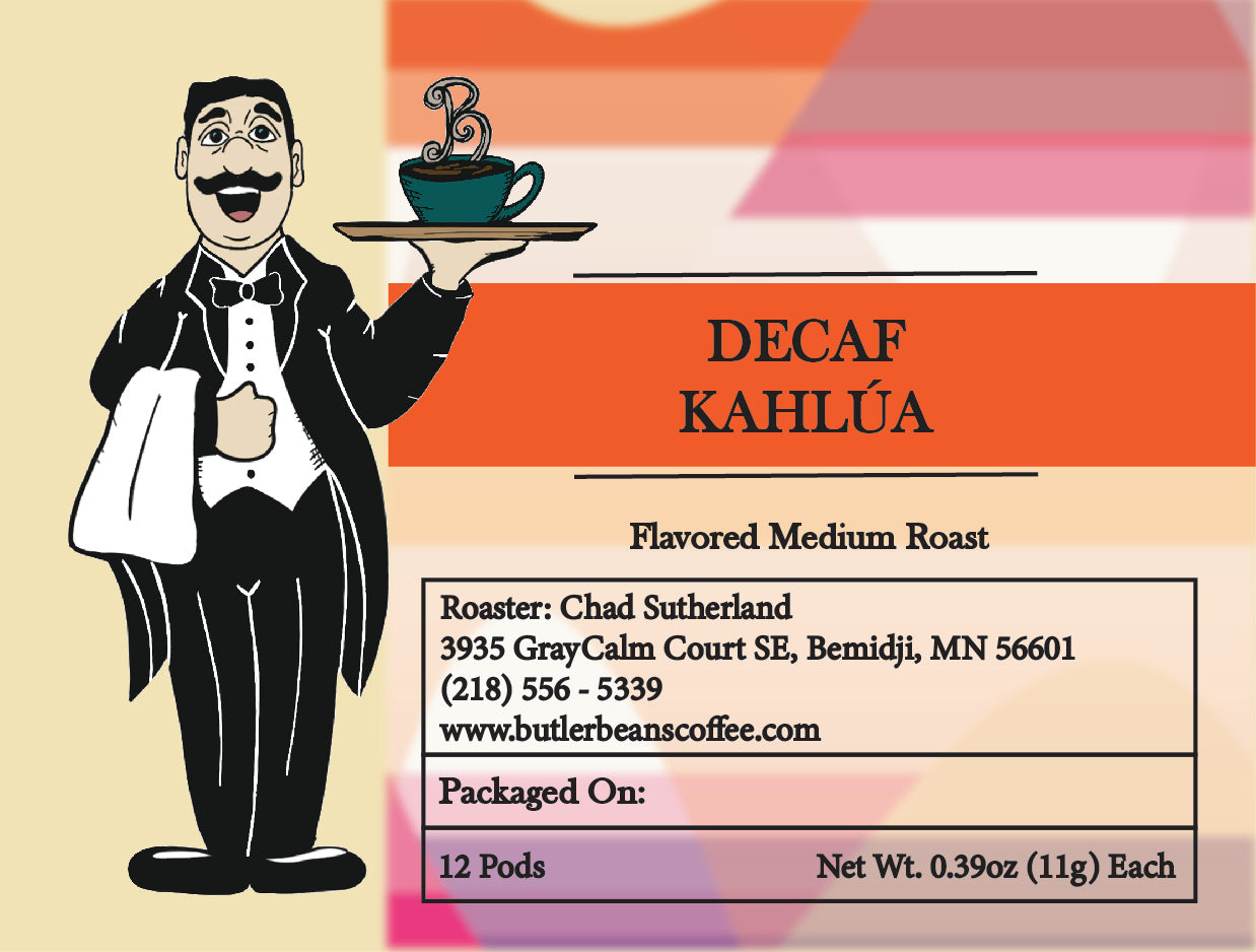 Kahlúa Flavored Coffee – Rich, Sweet & Smooth | Butler Beans Coffee Butler Beans Coffee Decaffeinated Ground 12 K-Cups®