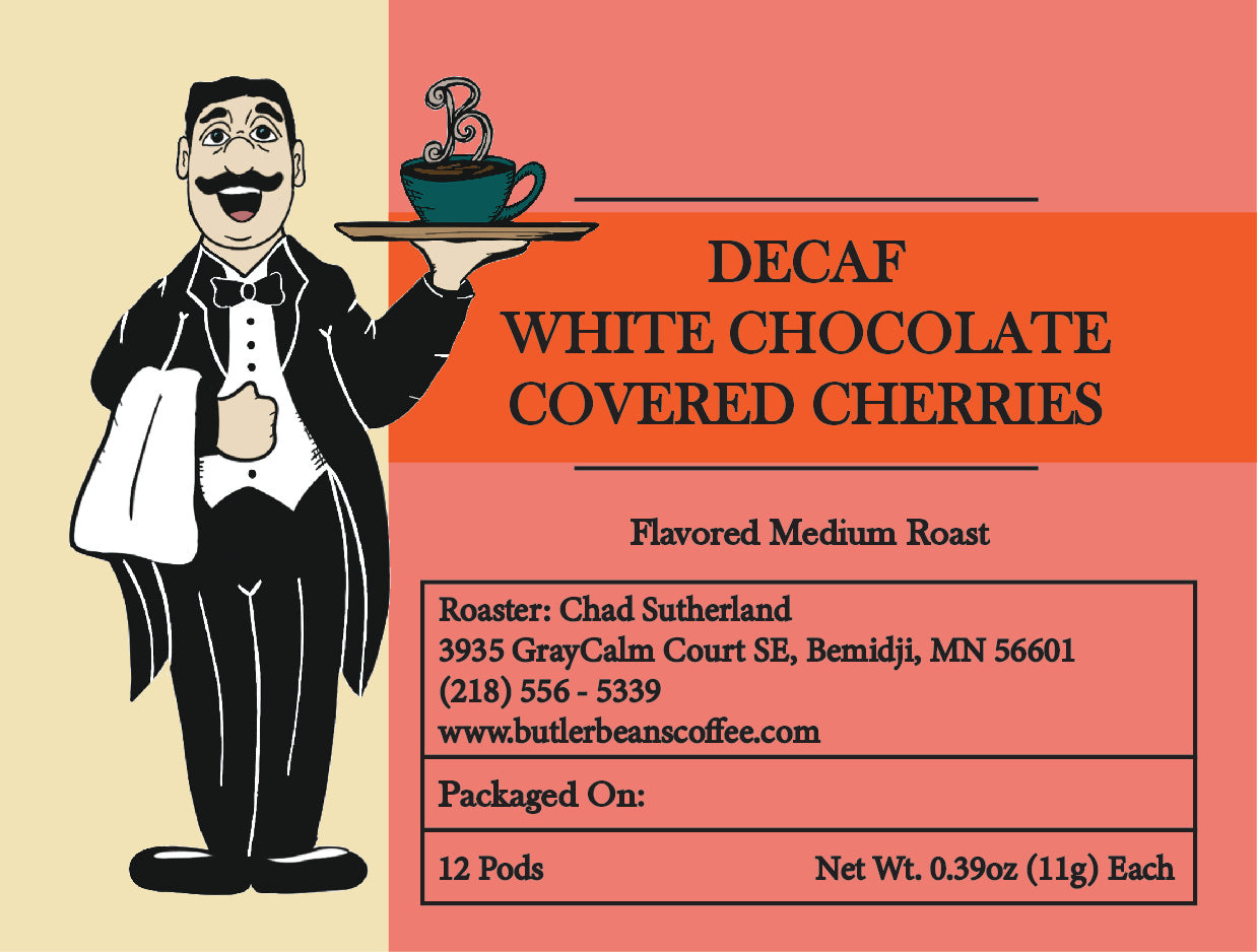 White Chocolate Covered Cherries Flavored Coffee – Decadent Cherry & Cream Blend | Butler Beans