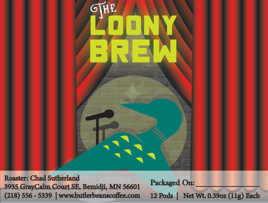 Loony Brew Coffee Blend – Caramel, Vanilla & Nut Flavor | Butler Beans Coffee Butler Beans Coffee Ground 12 K-Cups®