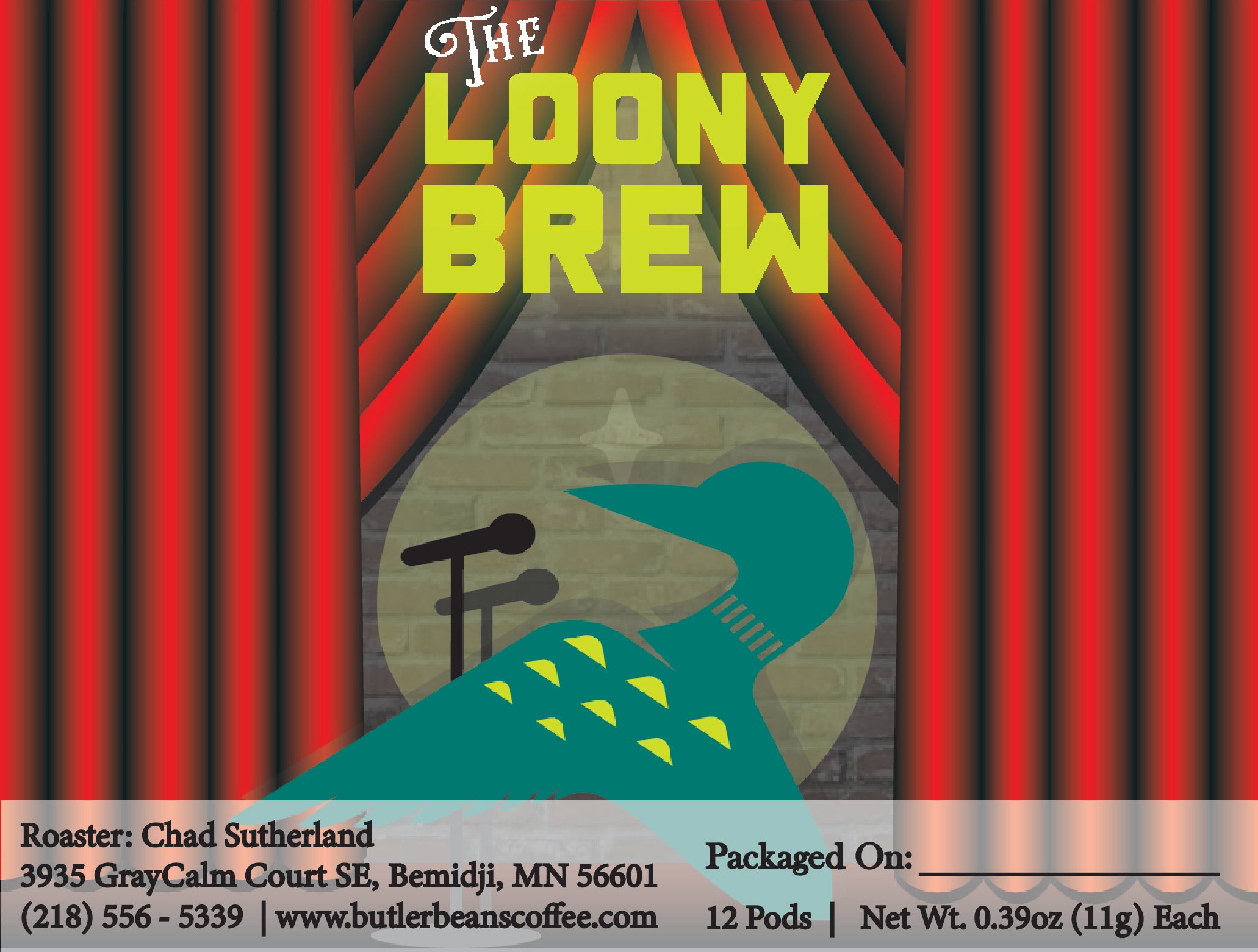 Loony Brew Coffee Blend – Caramel, Vanilla & Nut Flavor | Butler Beans Coffee Butler Beans Coffee Ground 12 K-Cups®