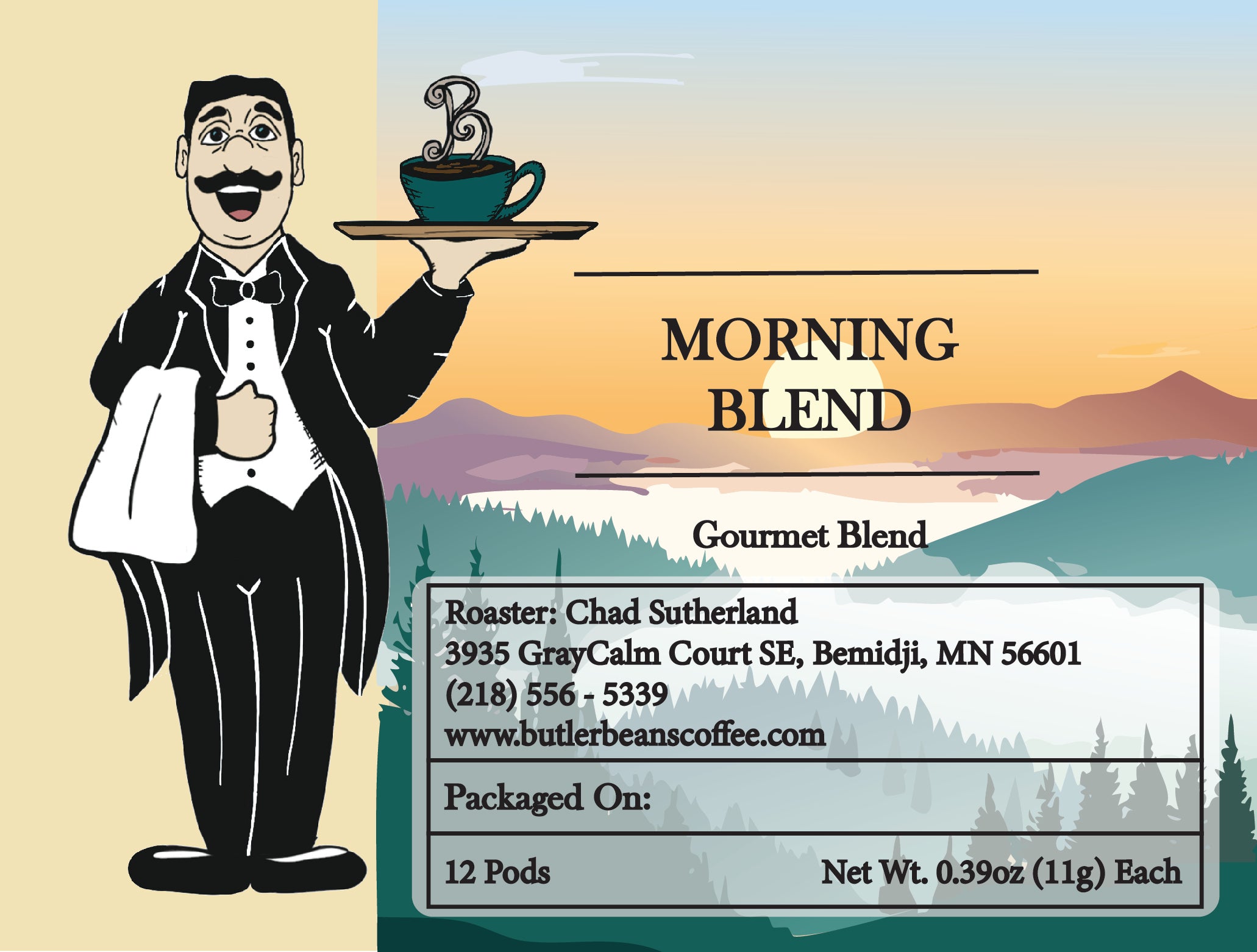 Morning Blend Coffee – Smooth, Balanced Daily Brew | Butler Beans Coffee Butler Beans Coffee Ground 12 K-Cups®