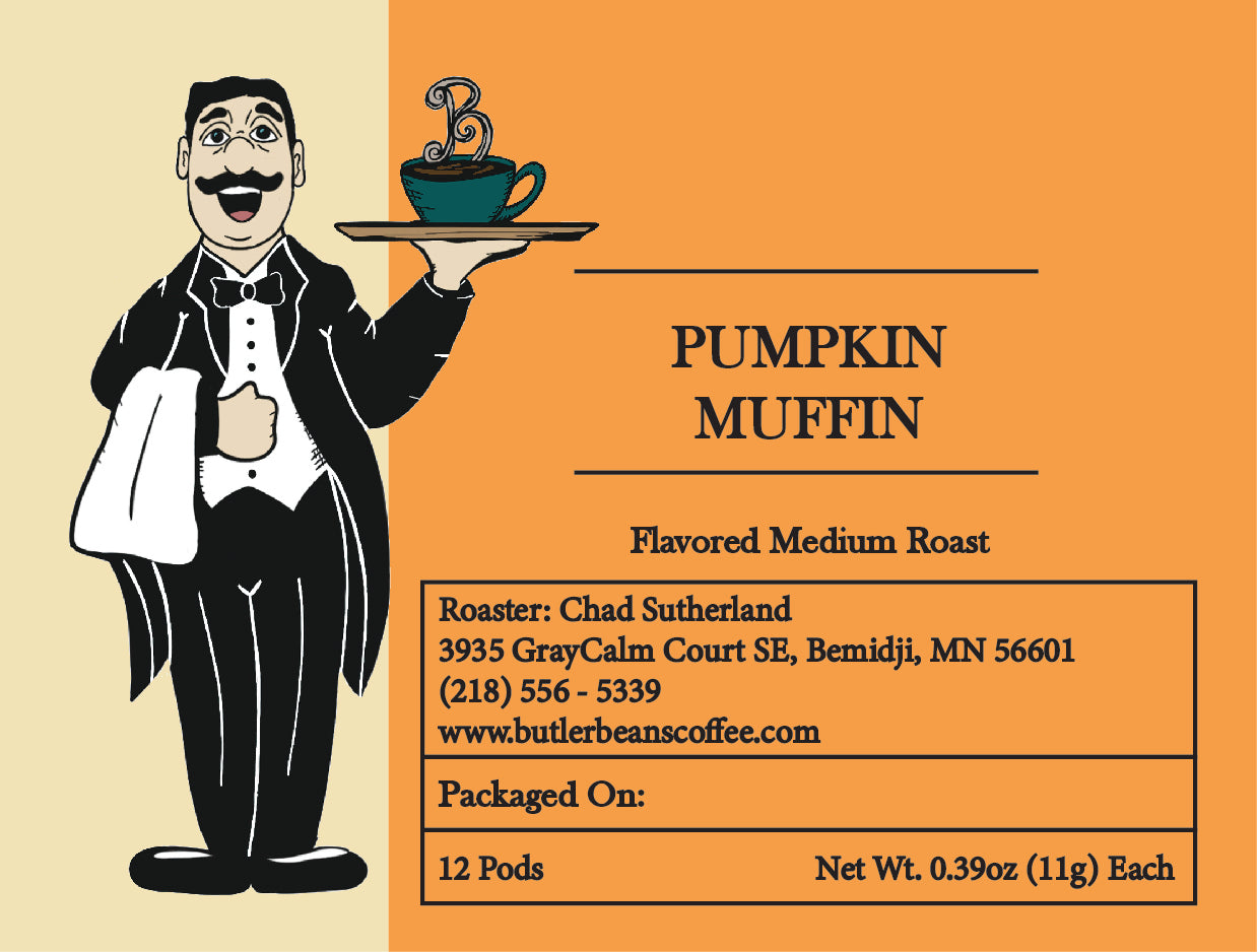 Pumpkin Muffin Flavored Coffee – Warm Spiced Autumn Blend | Butler Beans