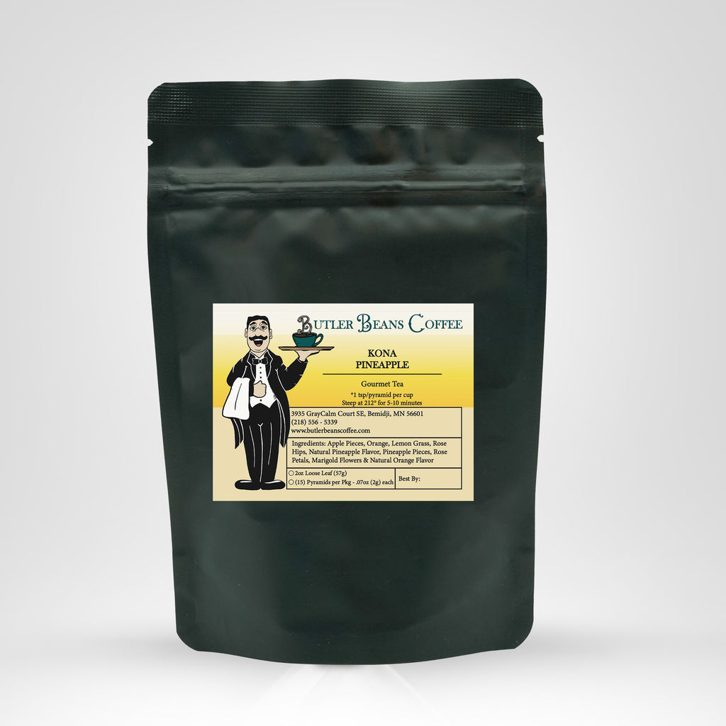 Kona Pineapple Tea Tea & Infusions Butler Beans Coffee