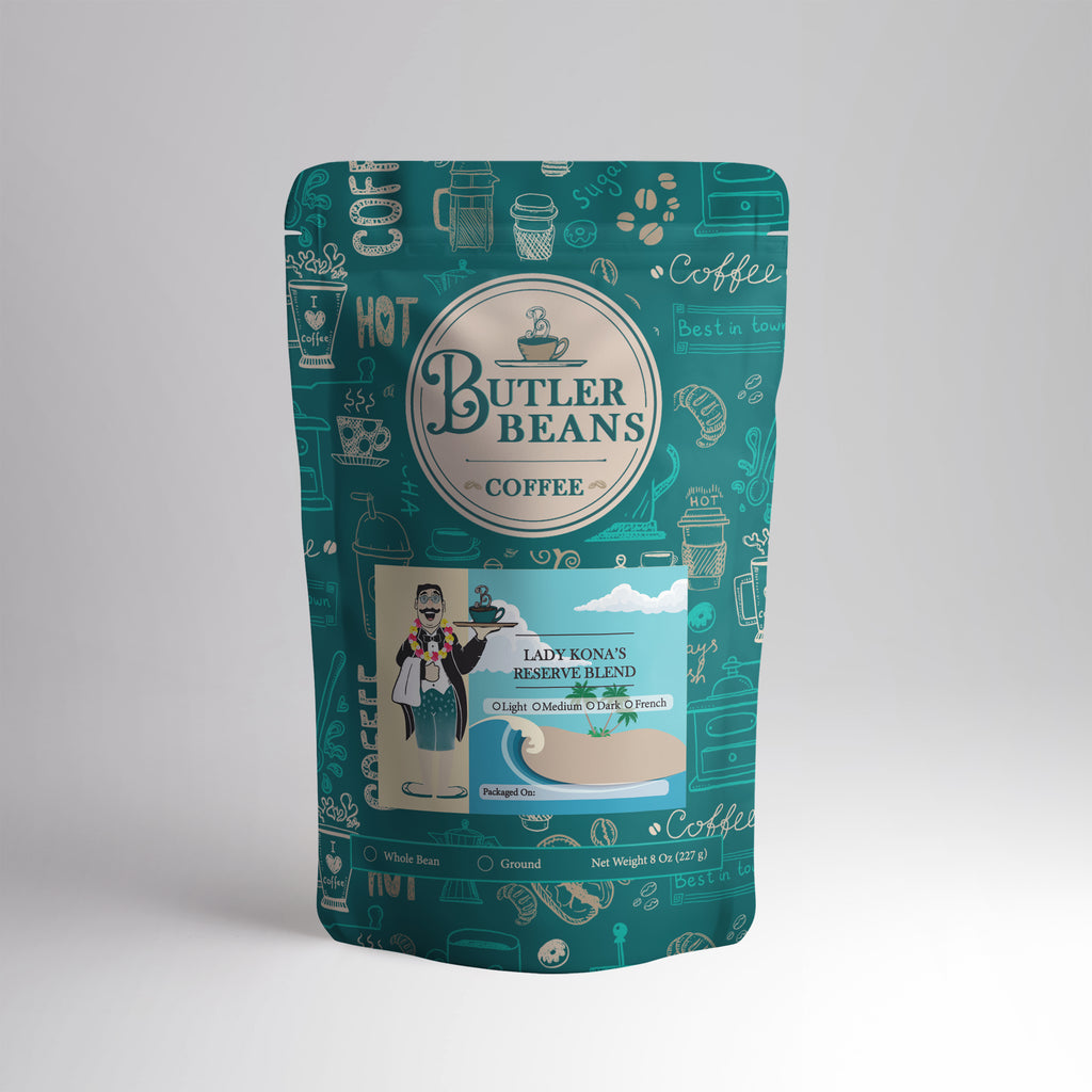 Lady Kona’s Reserve Blend – Smooth Hawaiian-Inspired Coffee | Butler Beans Coffee Butler Beans Coffee