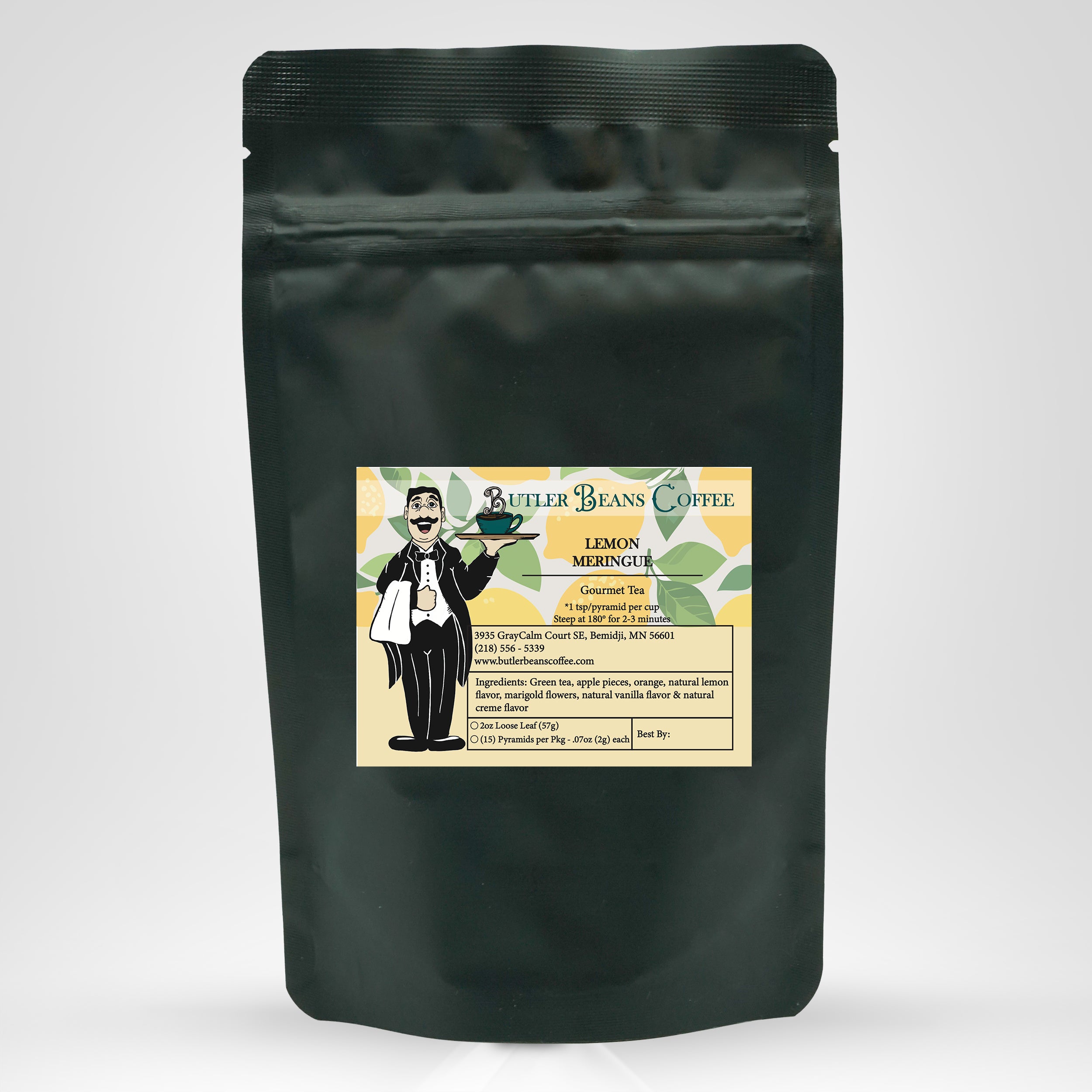 Lemon Meringue Tea Tea & Infusions Butler Beans Coffee