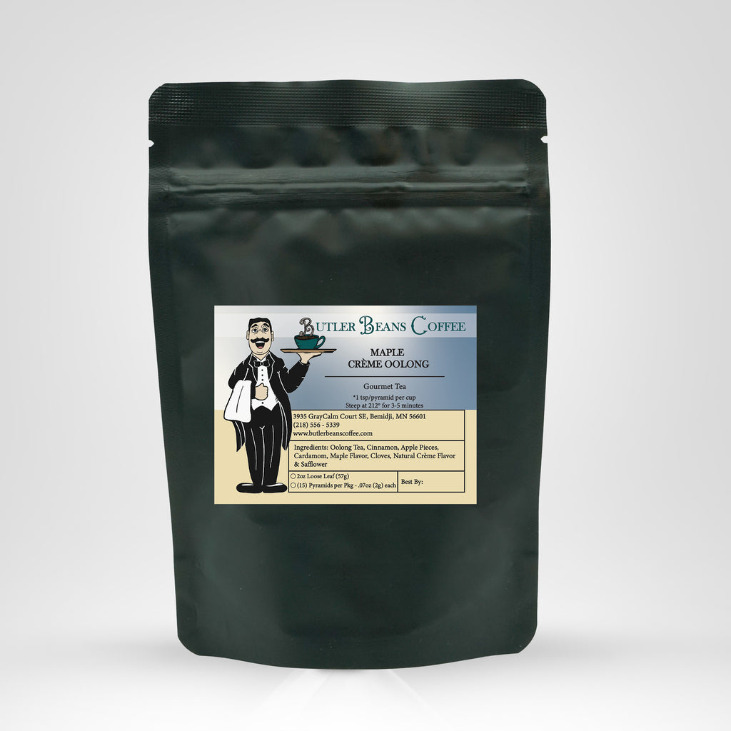 Maple Crème Oolong Tea Tea & Infusions Butler Beans Coffee