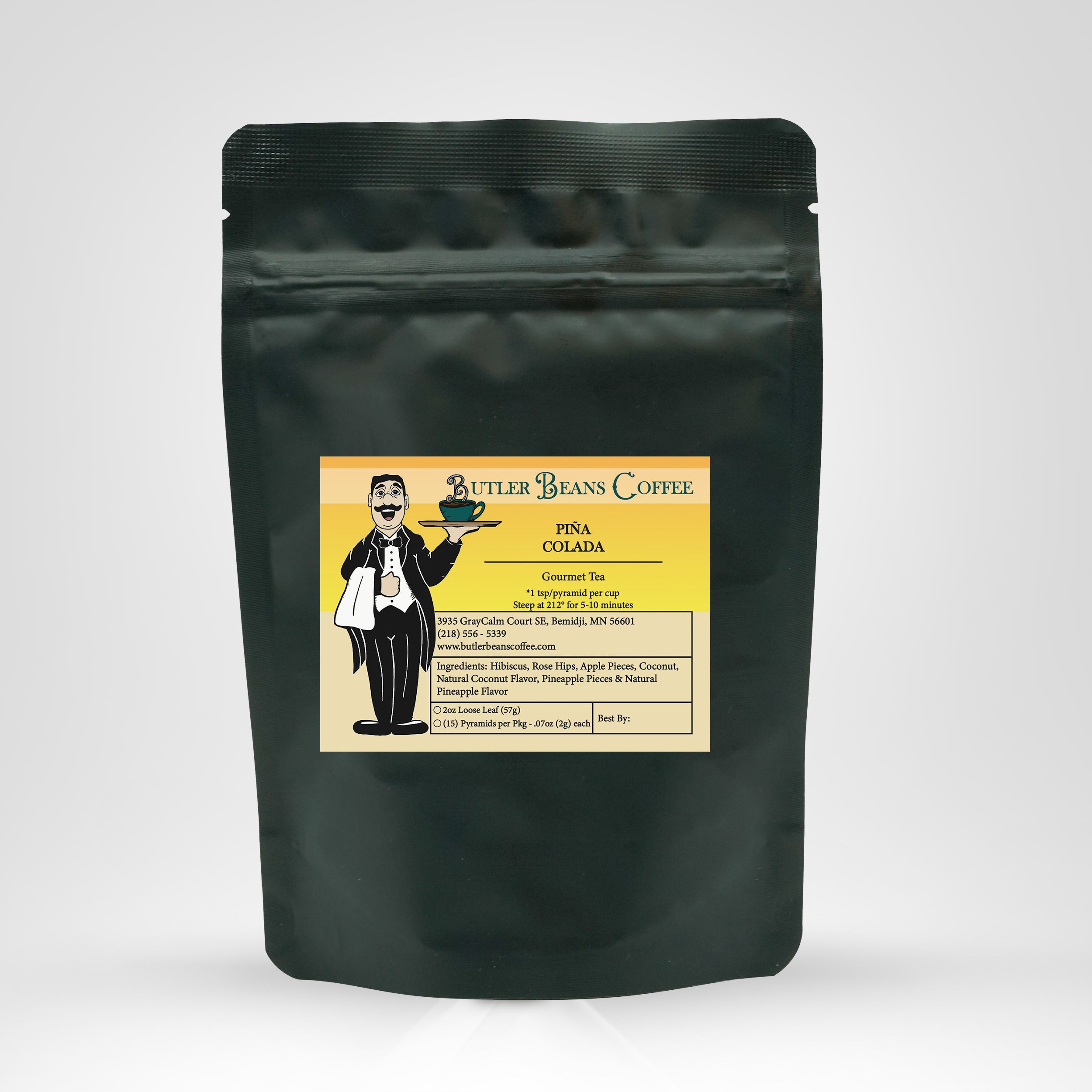 Pina Colada Tea Tea & Infusions Butler Beans Coffee