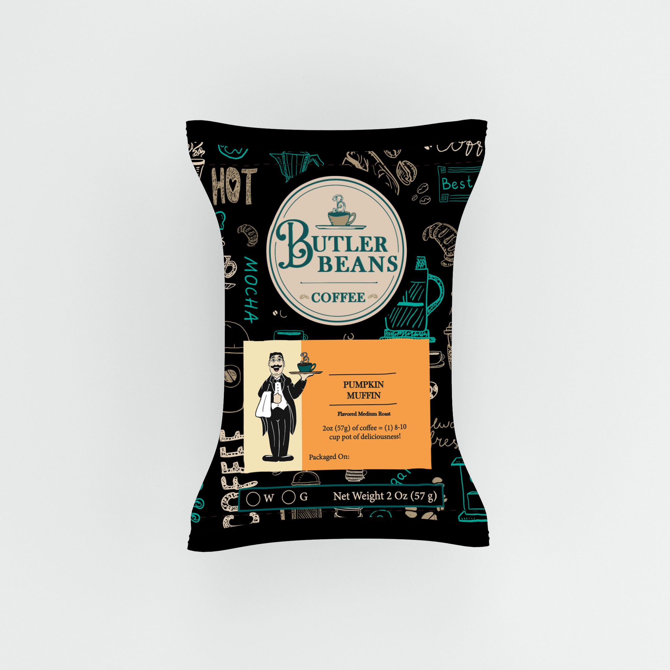 Pumpkin Muffin Flavored Coffee – Warm Spiced Autumn Blend | Butler Beans Coffee Butler Beans Coffee