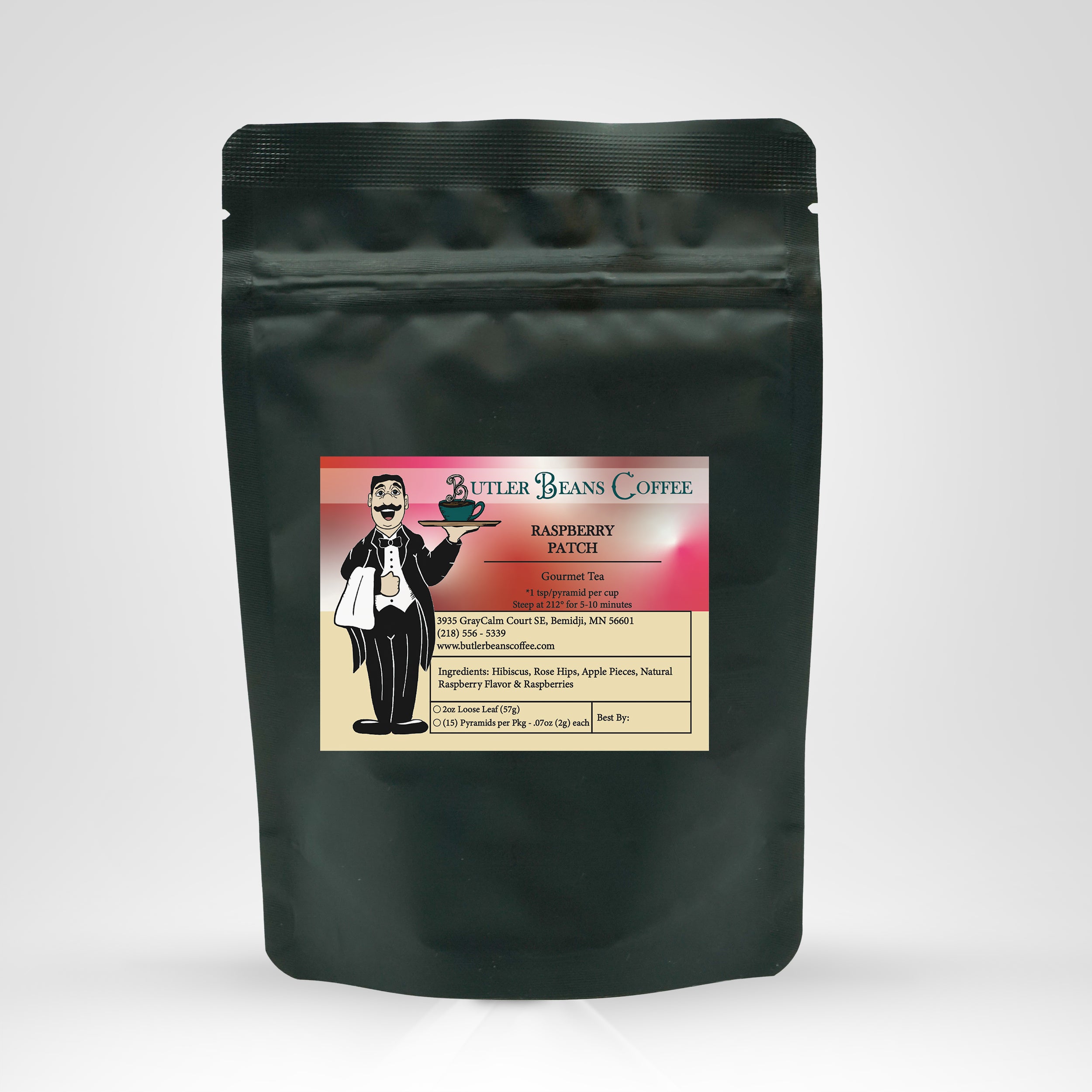 Raspberry Patch Tea Tea & Infusions Butler Beans Coffee